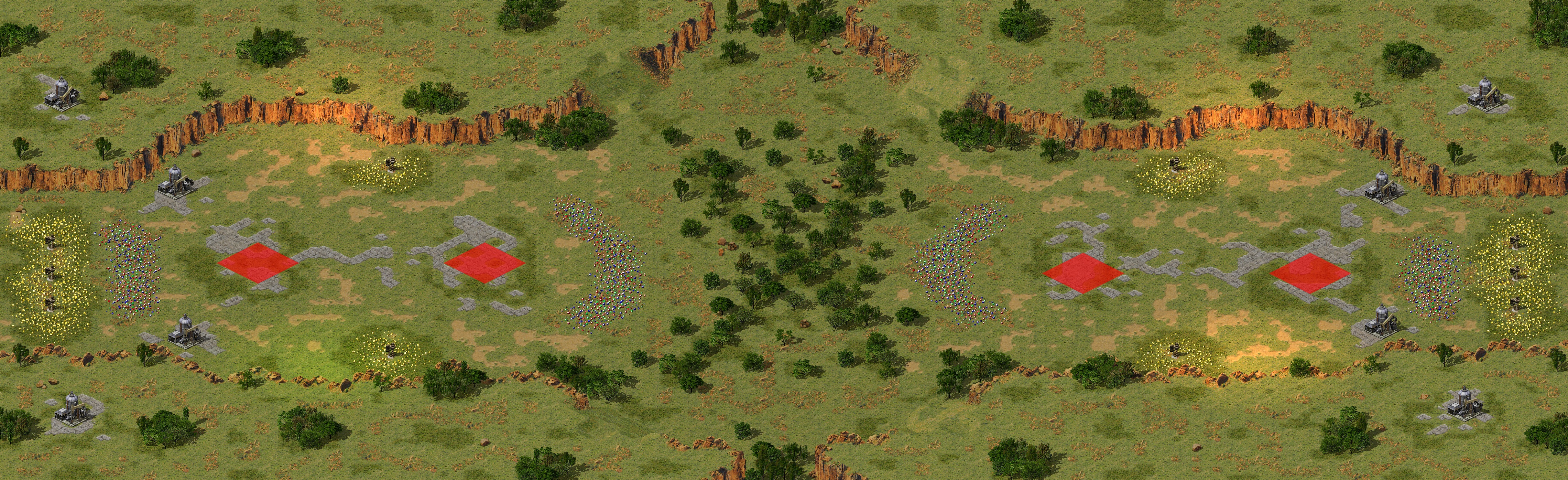 Rendered map: Offense Defense
