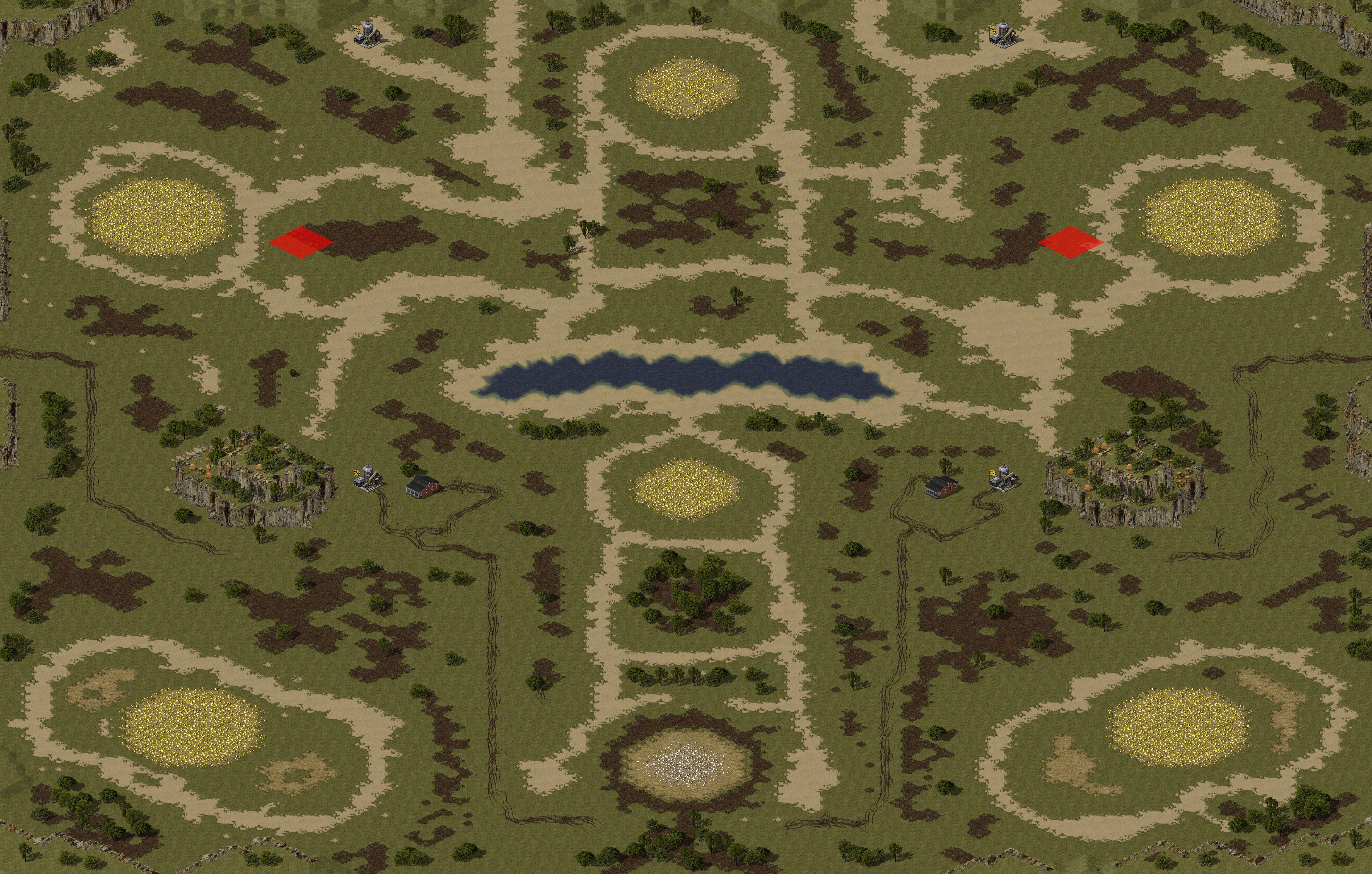 Rendered map: Forgotten Forest Two
