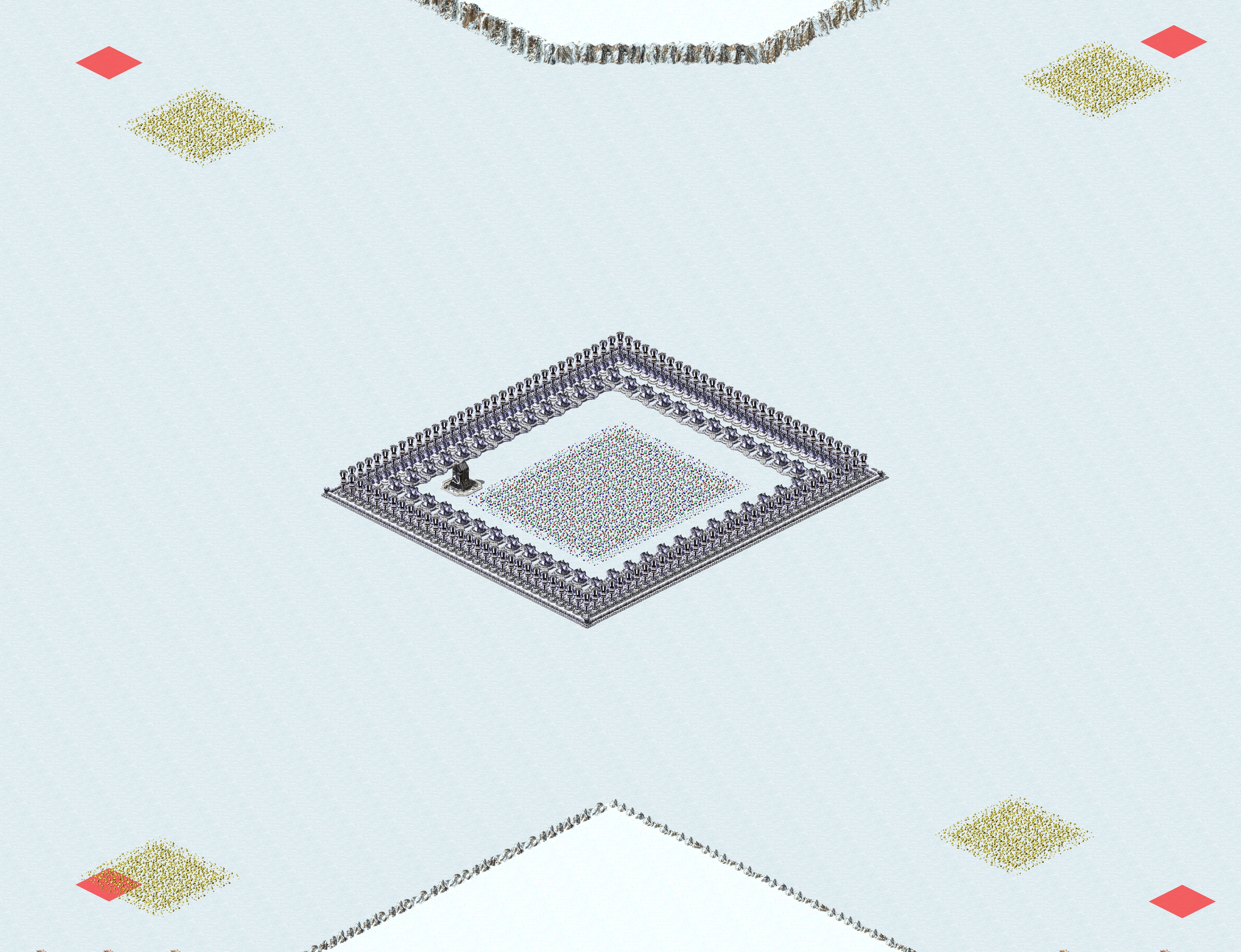 Rendered map: Glacier Forbidden Zone