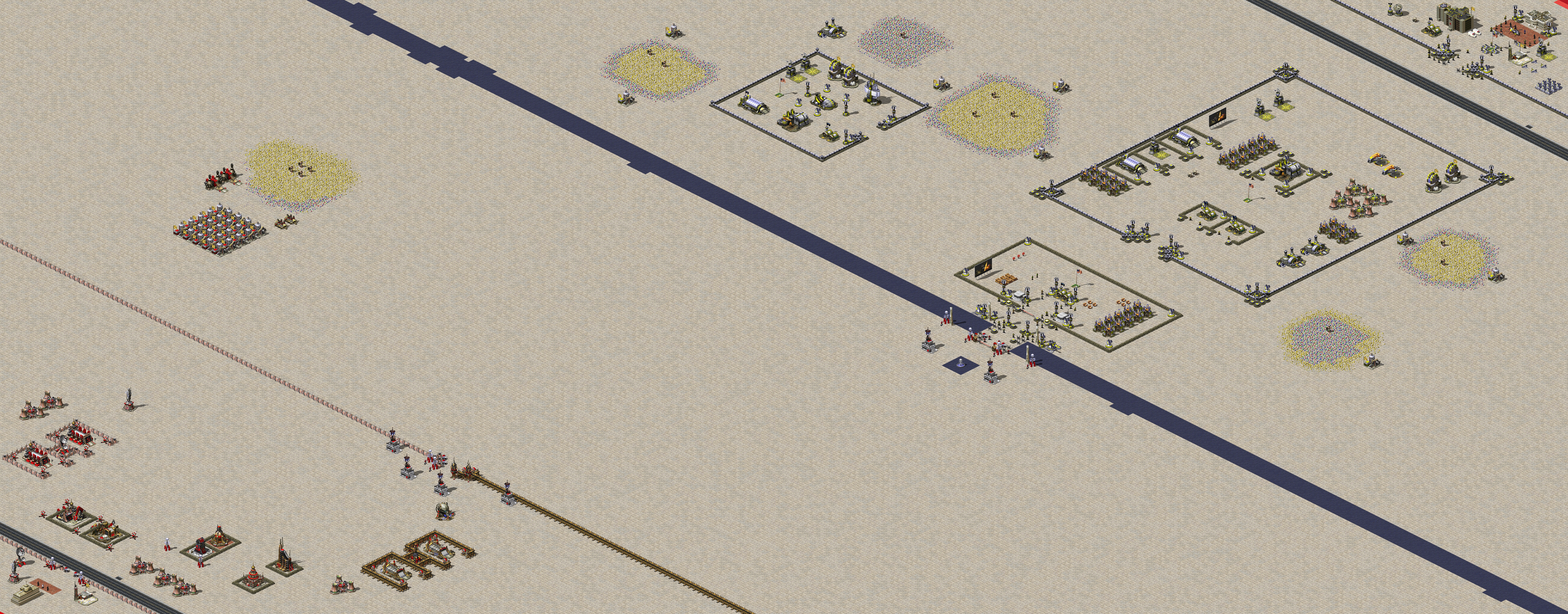Rendered map: 3-Player Melee