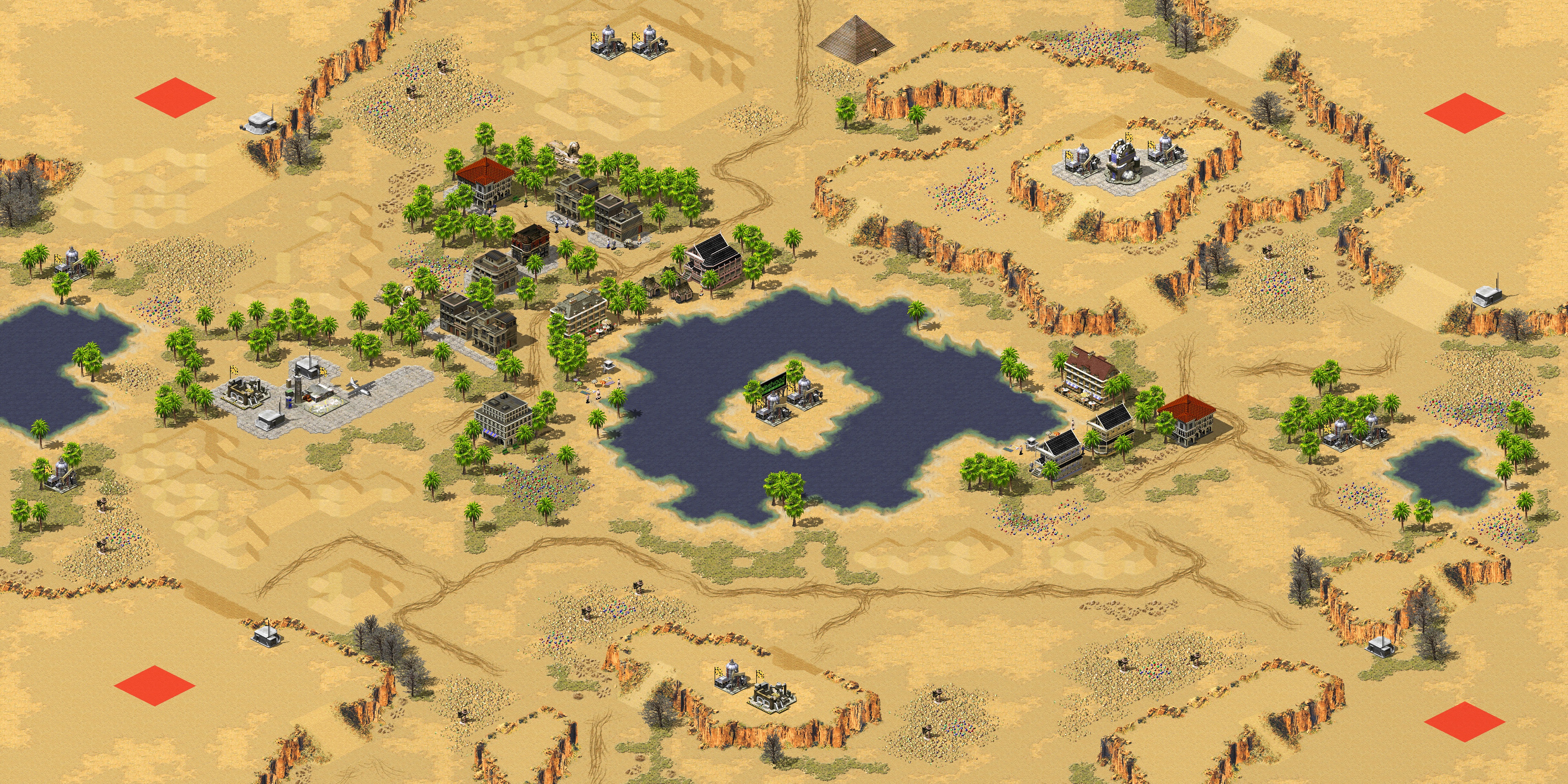 Rendered map: Desert Romp