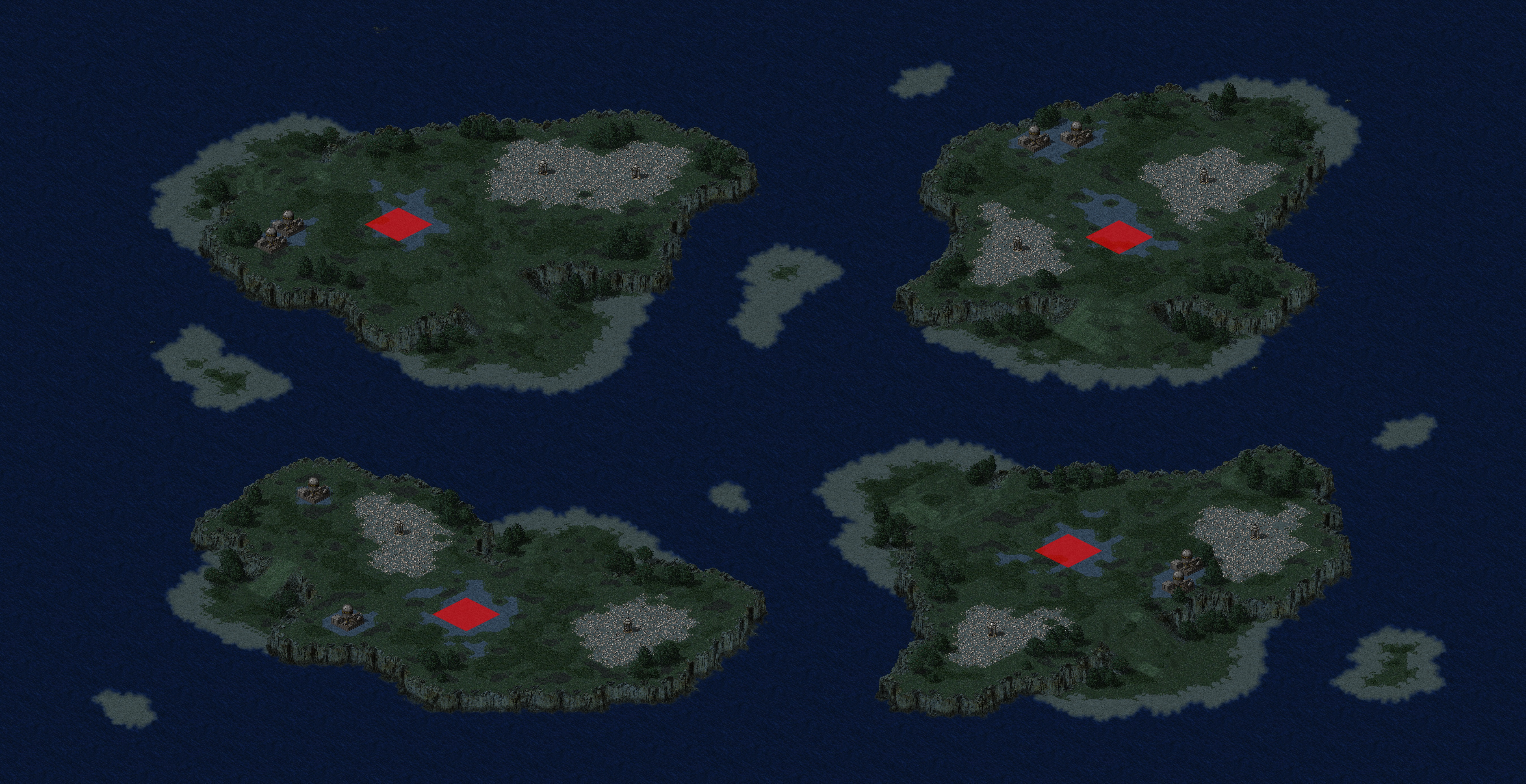 Rendered map: Tsunami