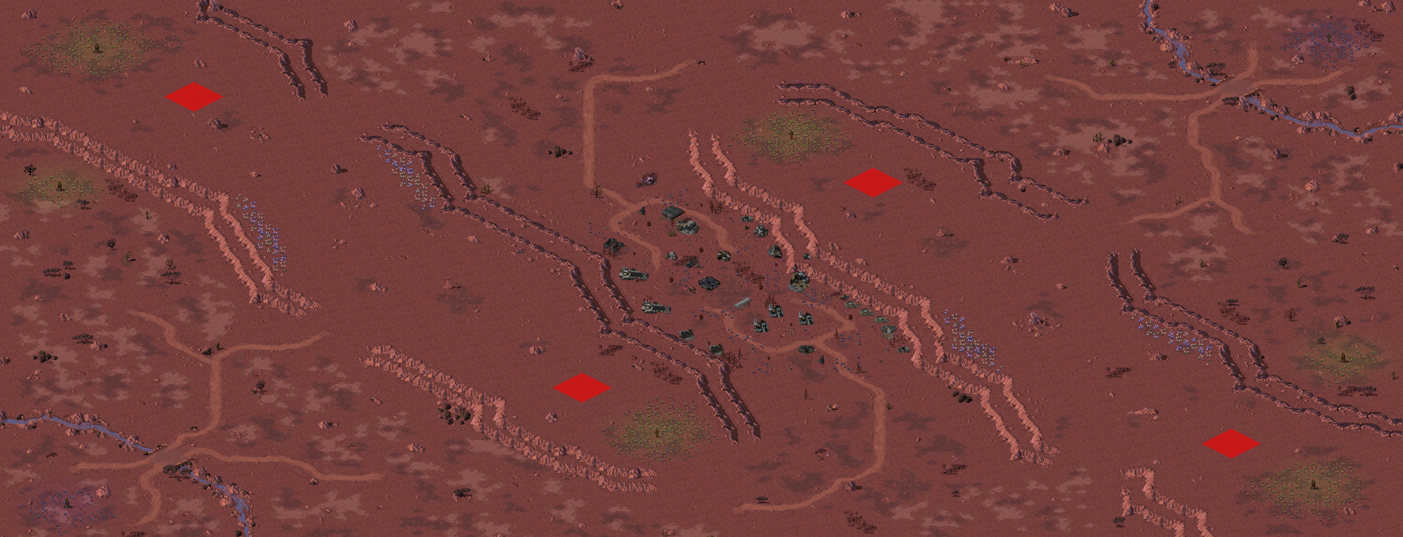 Rendered map: Wreckage Canyon