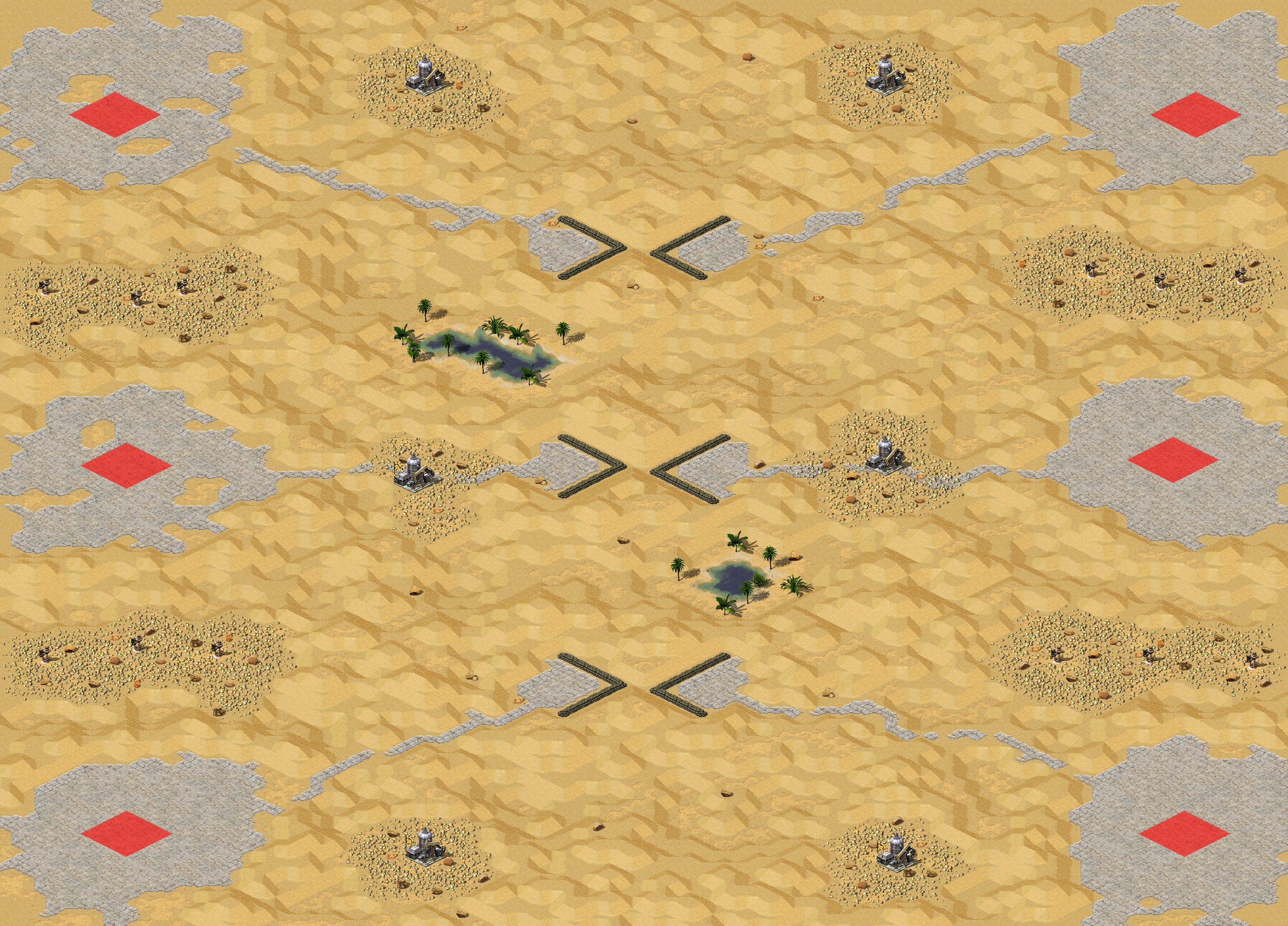 Rendered map: (6) High Explosive Round