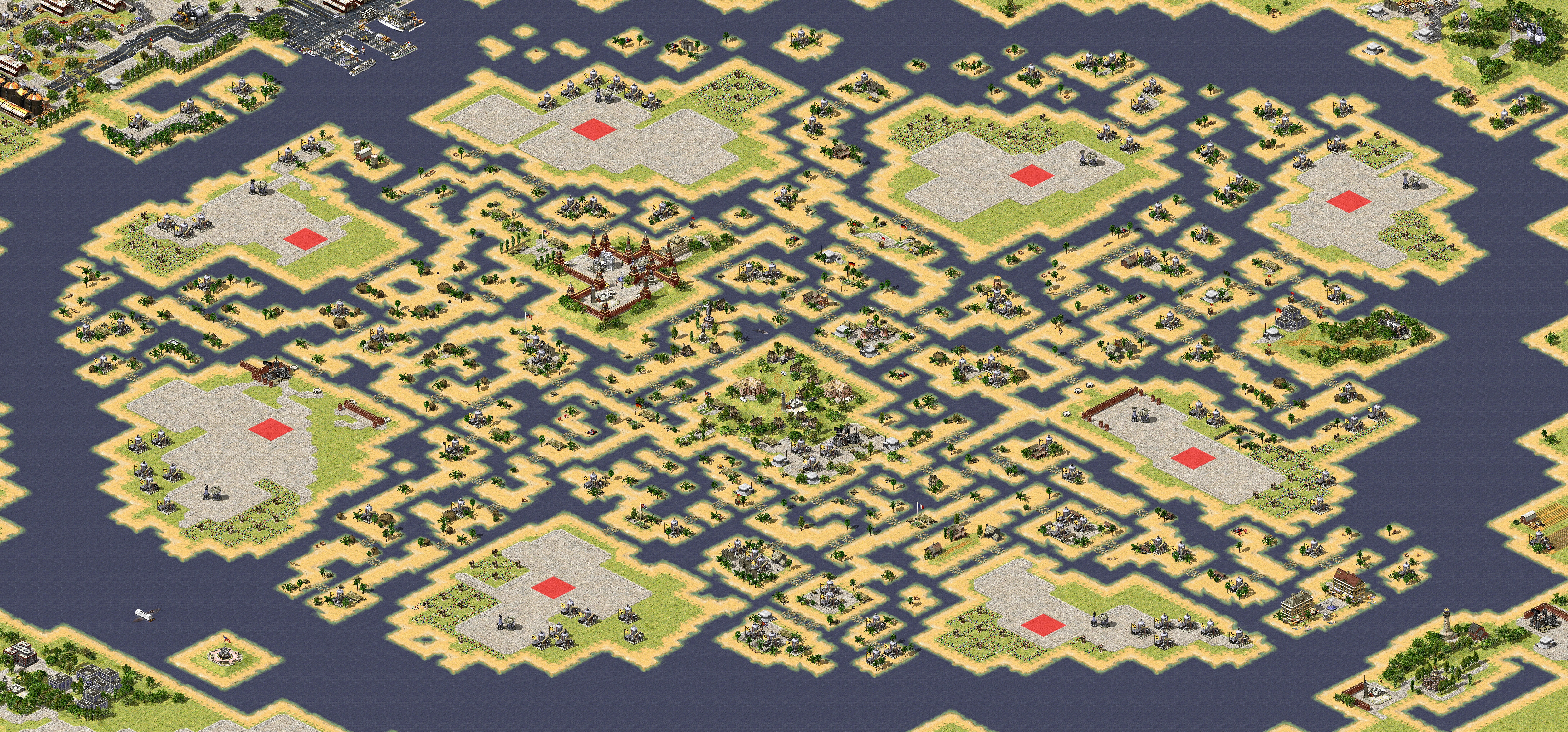 Rendered map: Scorched Debris Zone