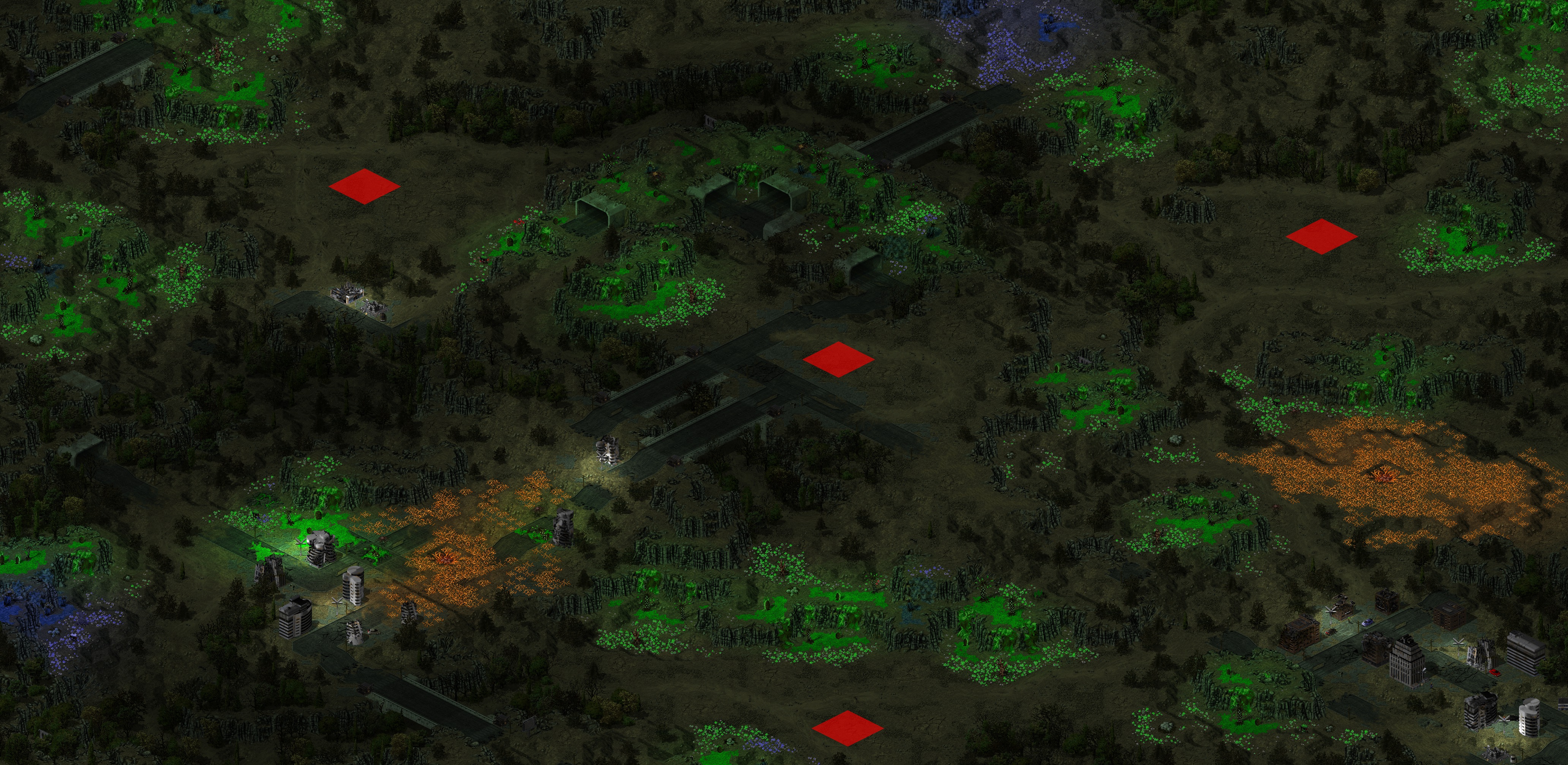 Rendered map: Where Eagles Dare