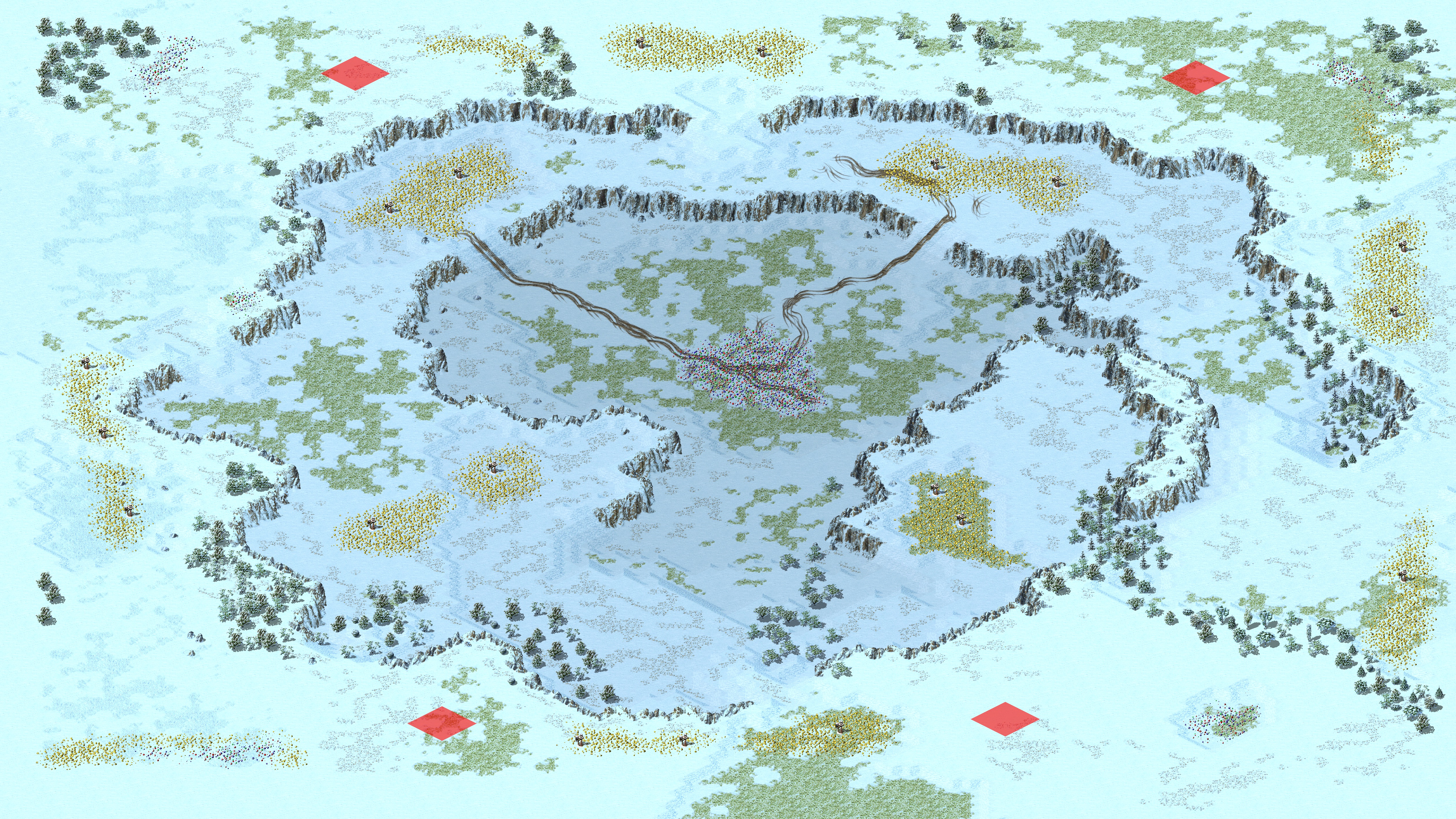 Rendered map: Heck Freezes Over Corners B