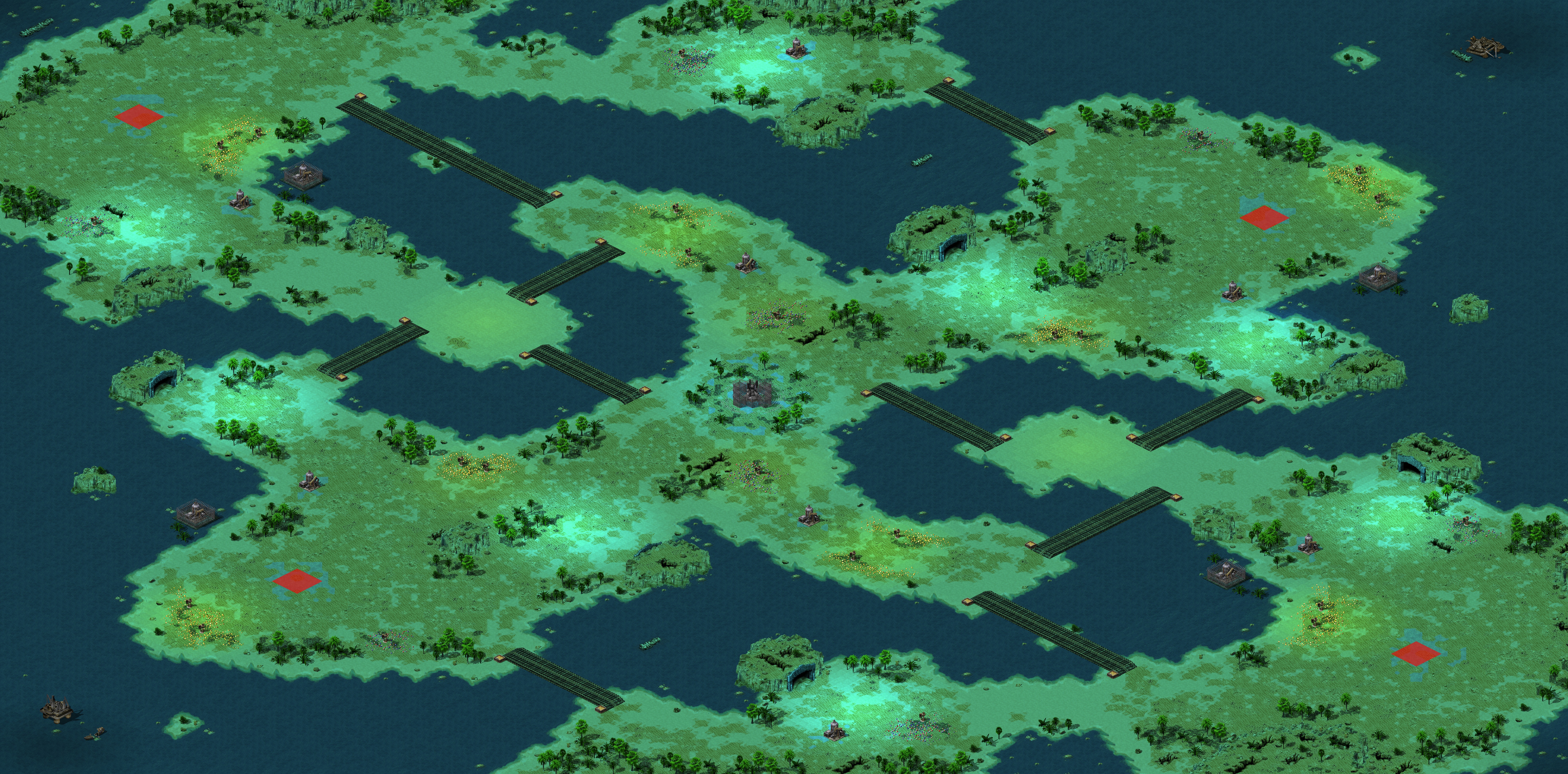 Rendered map: Emerald Reef