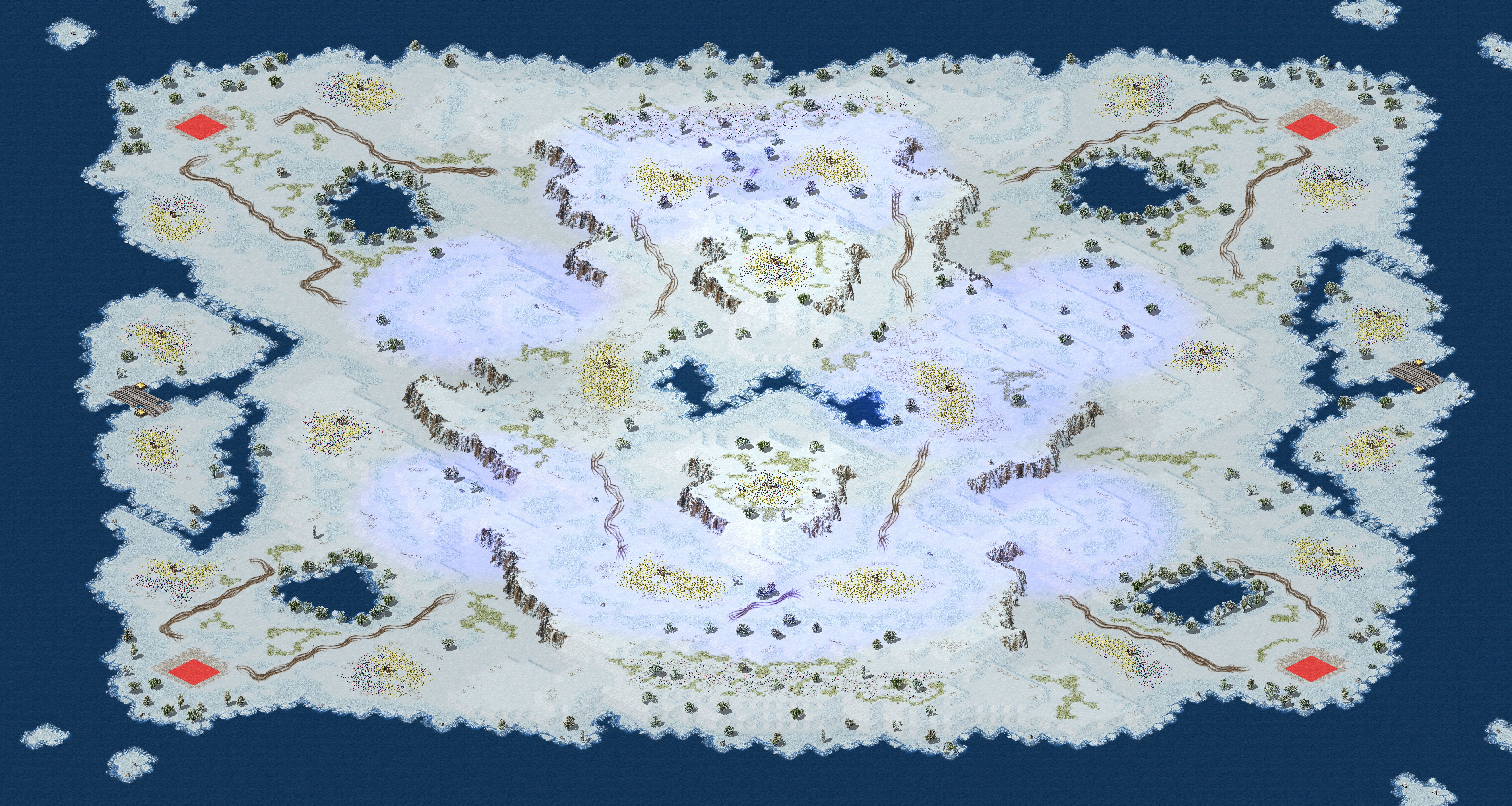 Rendered map: Frostborne Isles