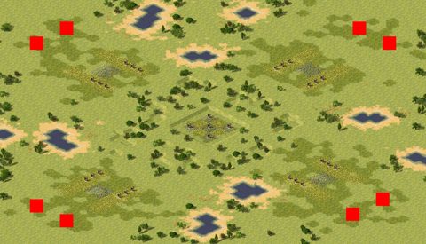 Rendered preview of Corner Quarters (2v2v2v2)