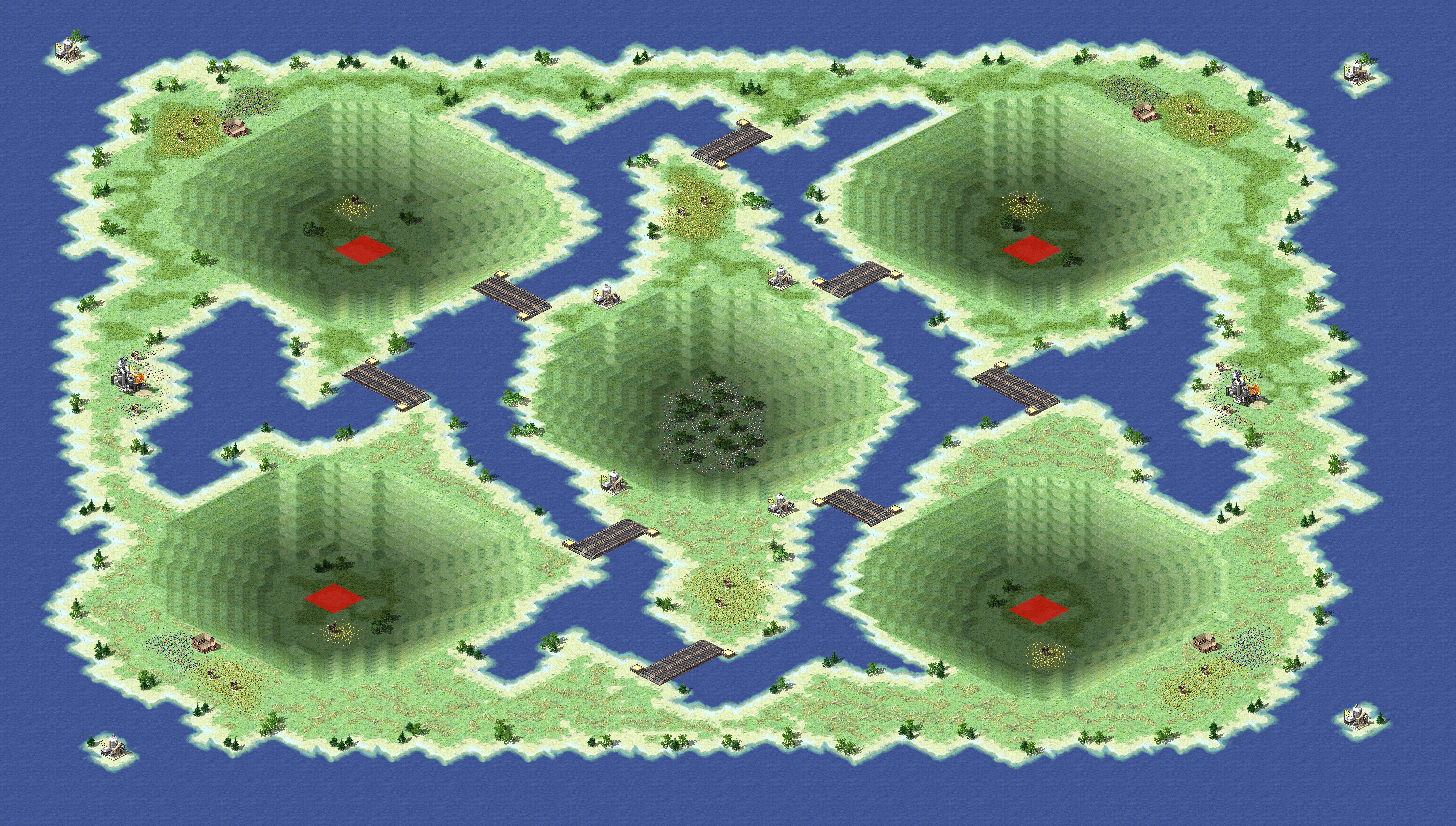 Rendered map: Deep Trouble
