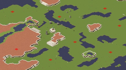 Rendered preview of Tank Battle Wide Road