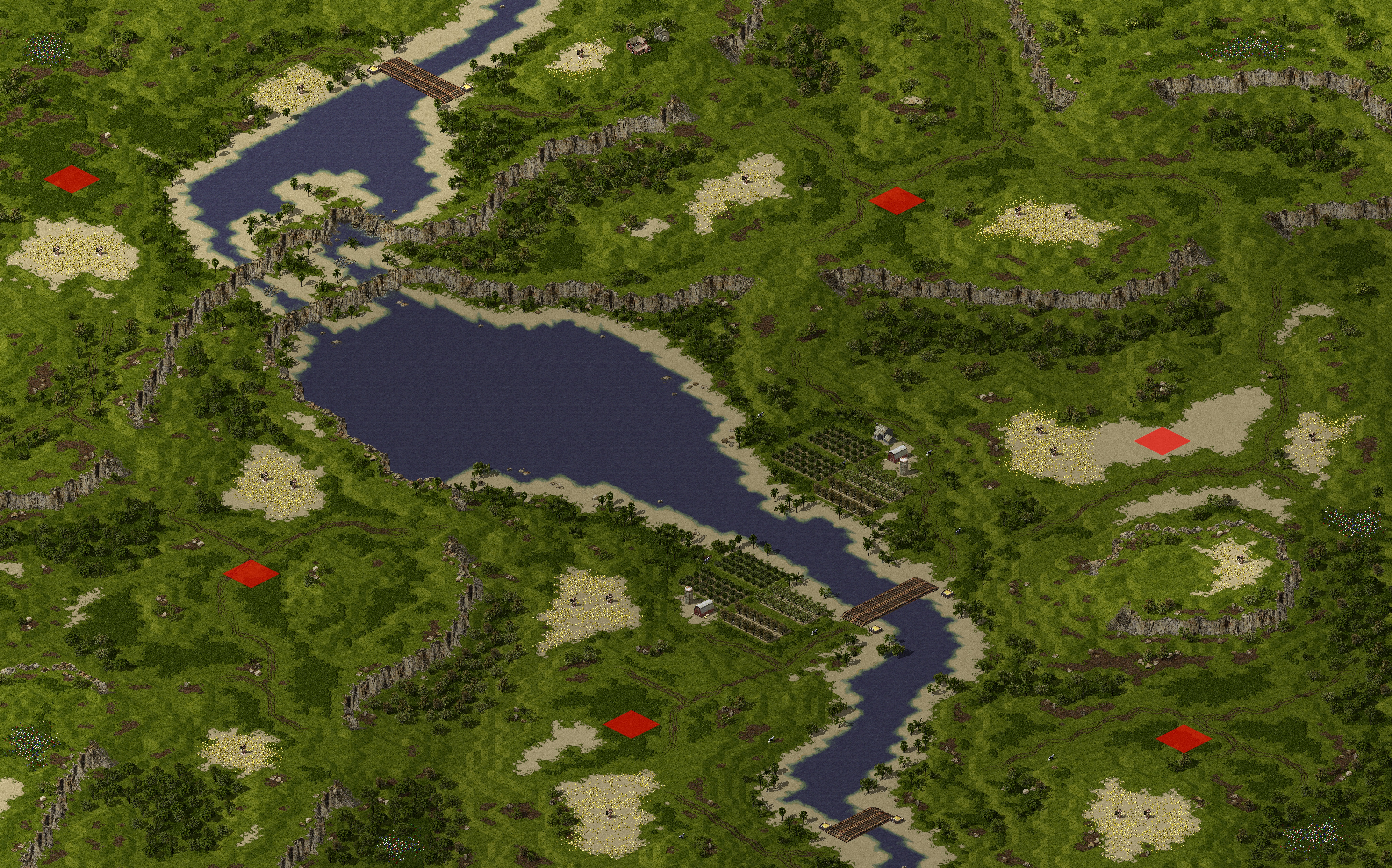 Rendered map: Malibu Cliffs