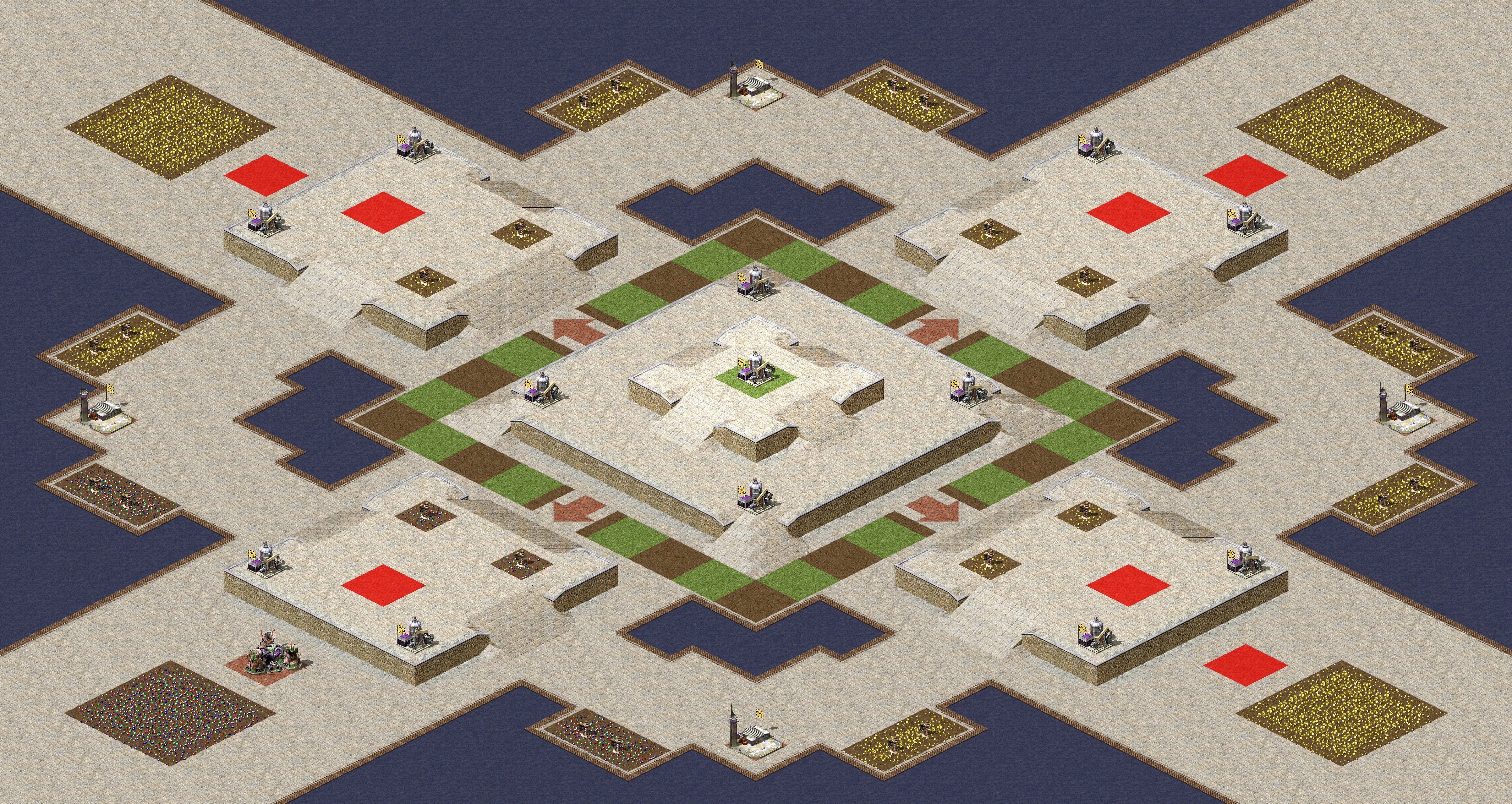 Rendered map: Core Hub (7) FFA