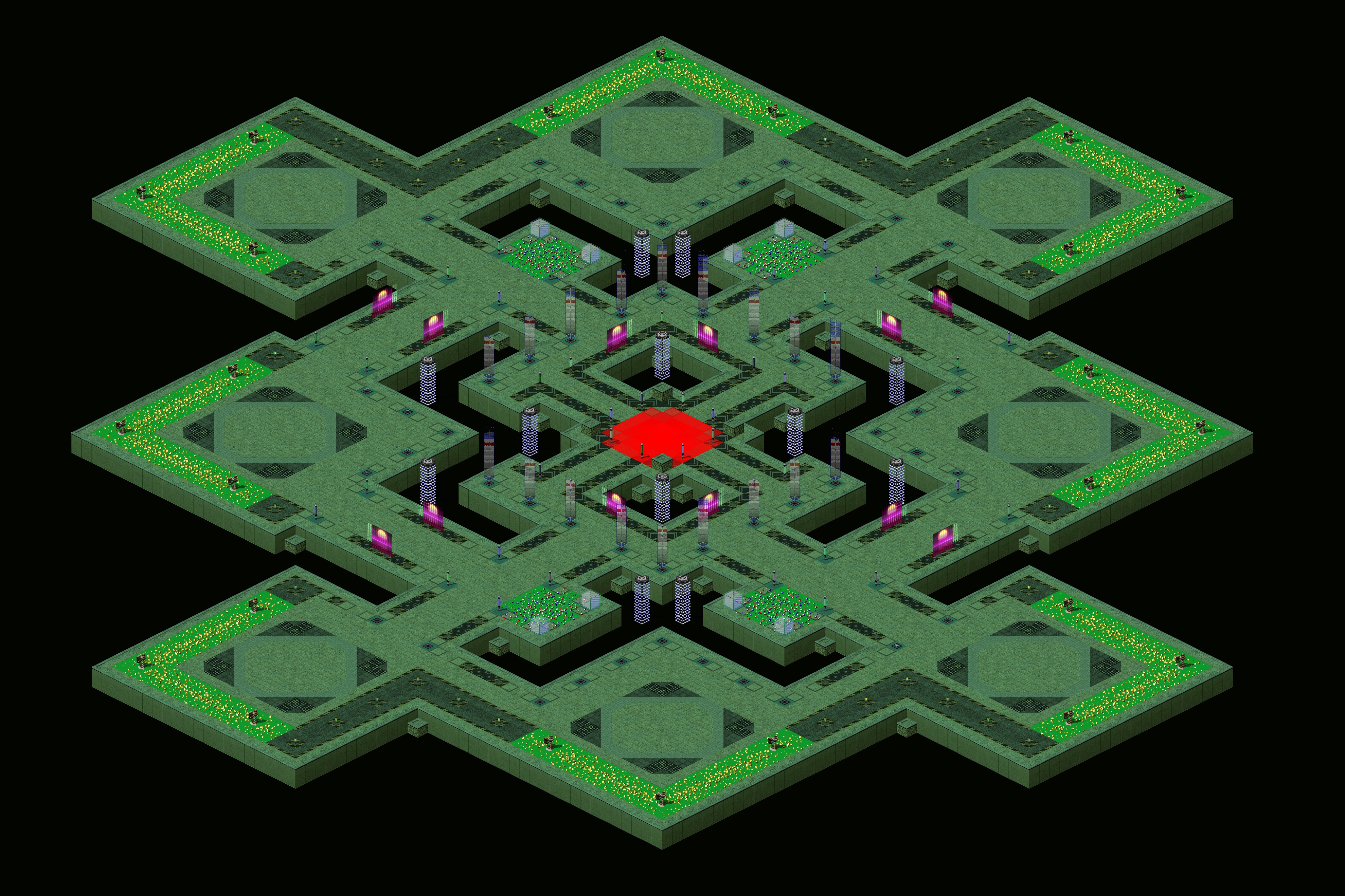 Rendered map: Cyber World