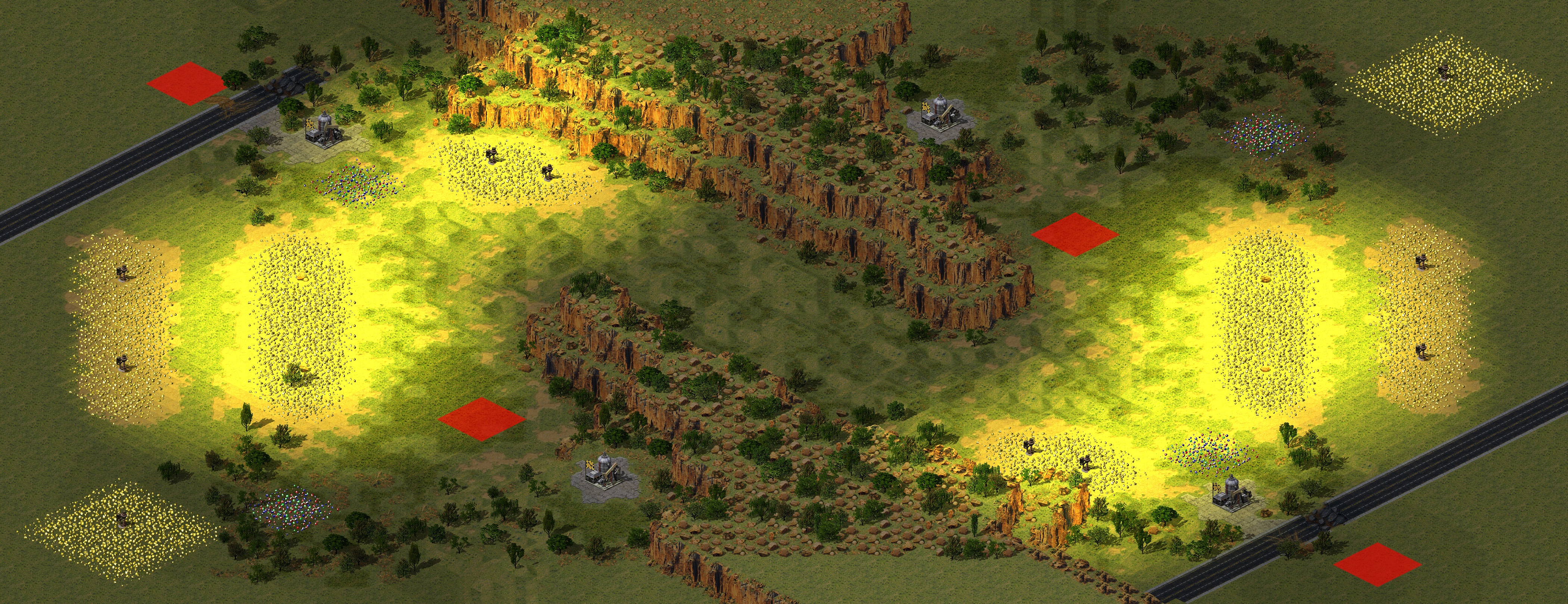 Rendered map: Secret Valley Clan 2v2