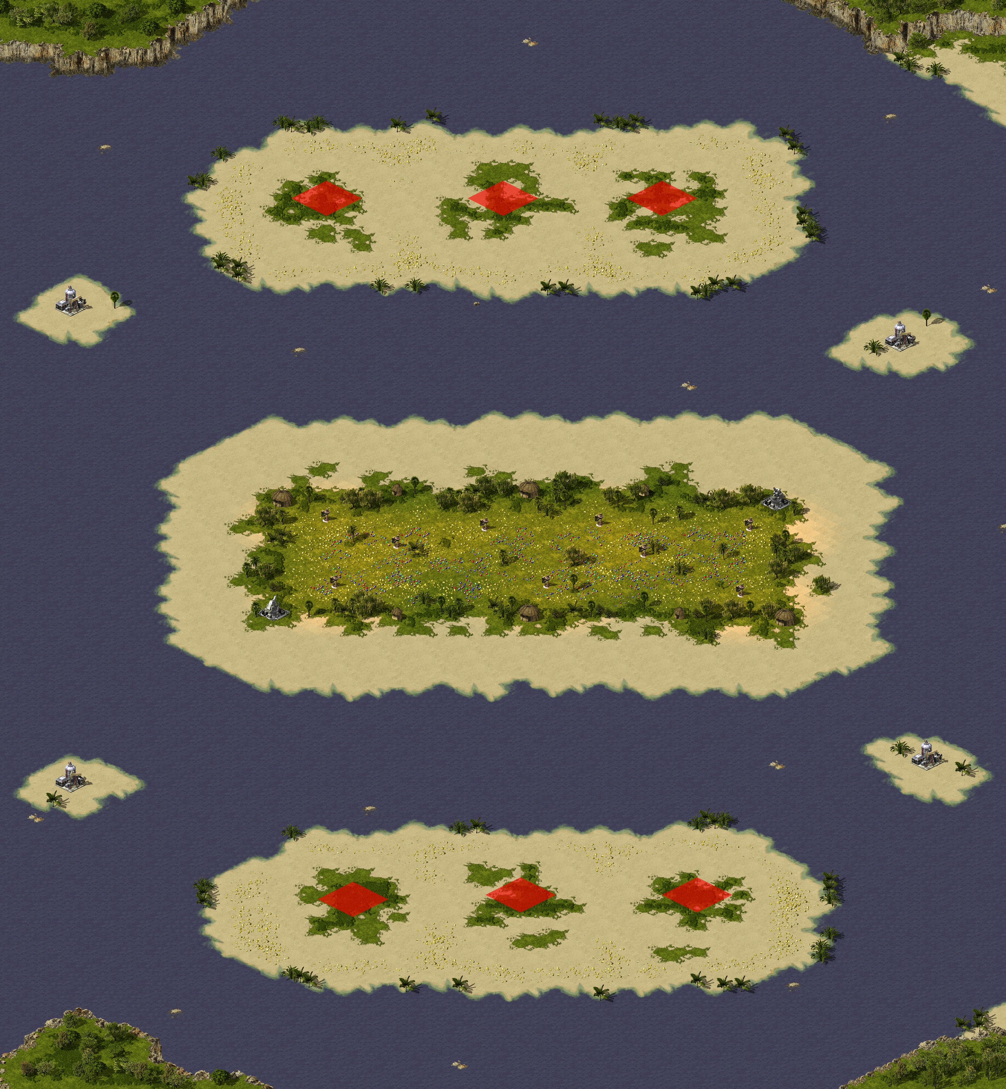 Rendered map: Conquest of Paradise