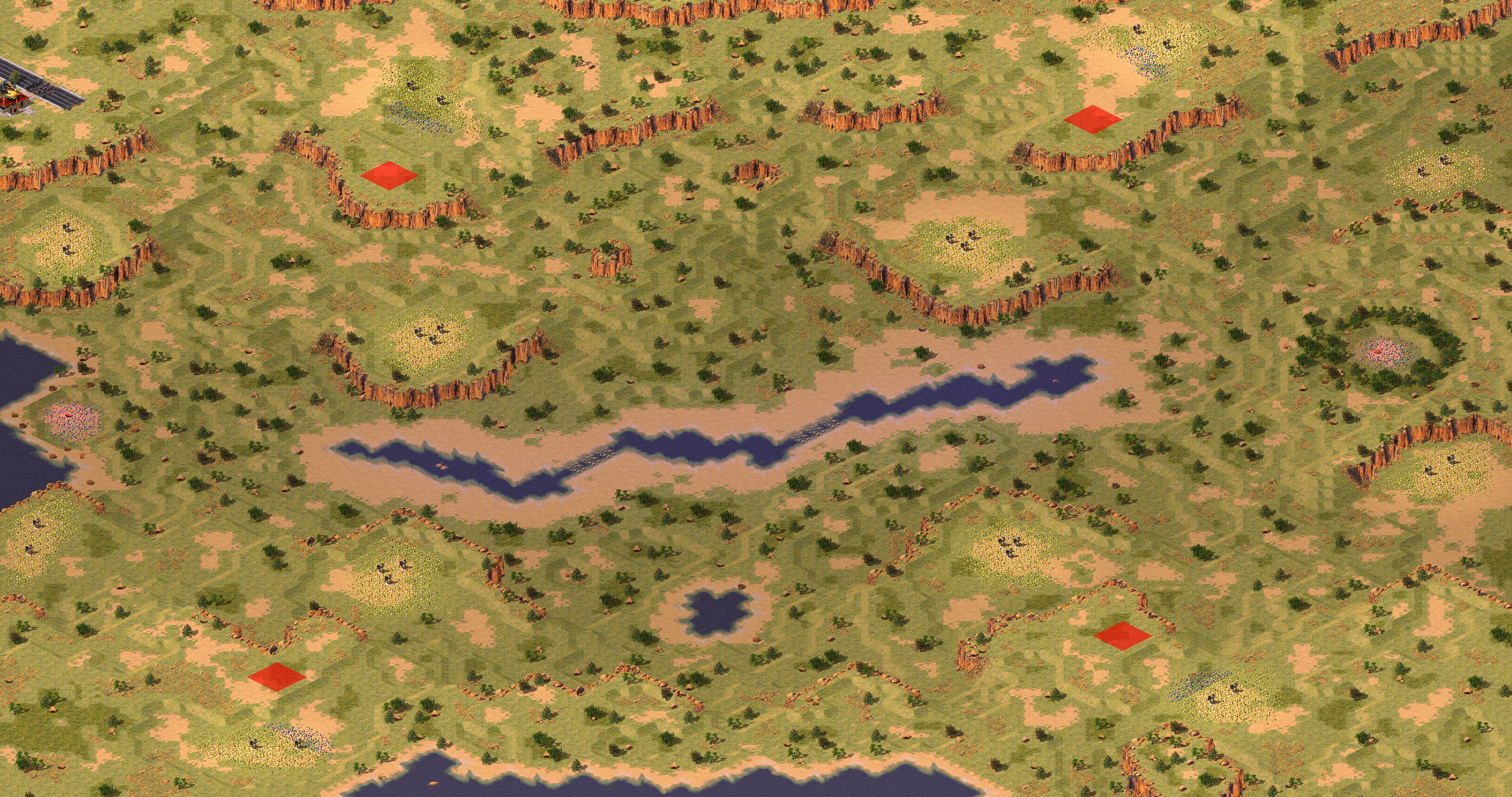 Rendered map: Dorado Descent (YR port)