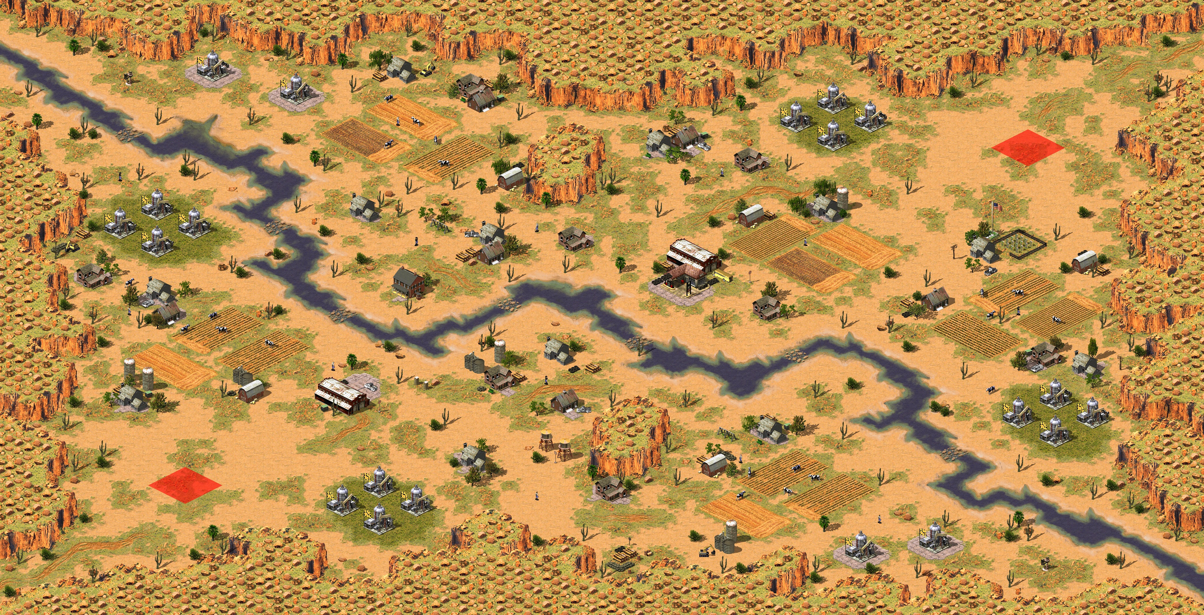 Rendered map: Dustbowl