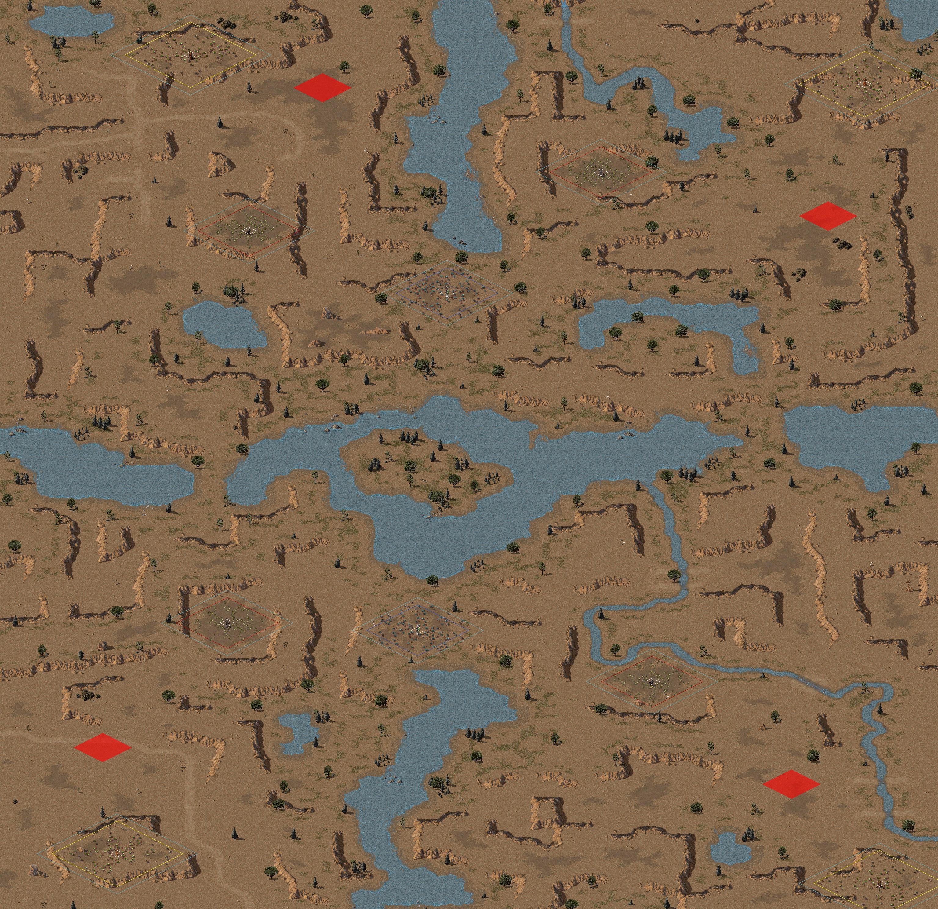 Rendered map: Hectic Oasis