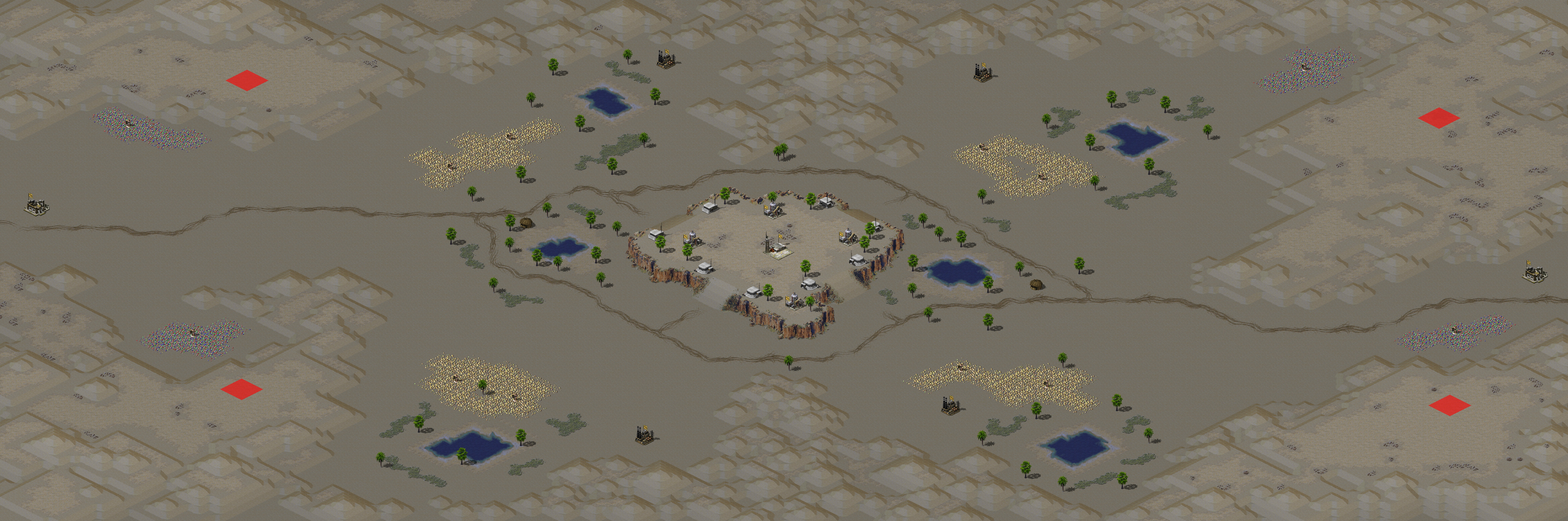 Rendered map: Eye of the Desert
