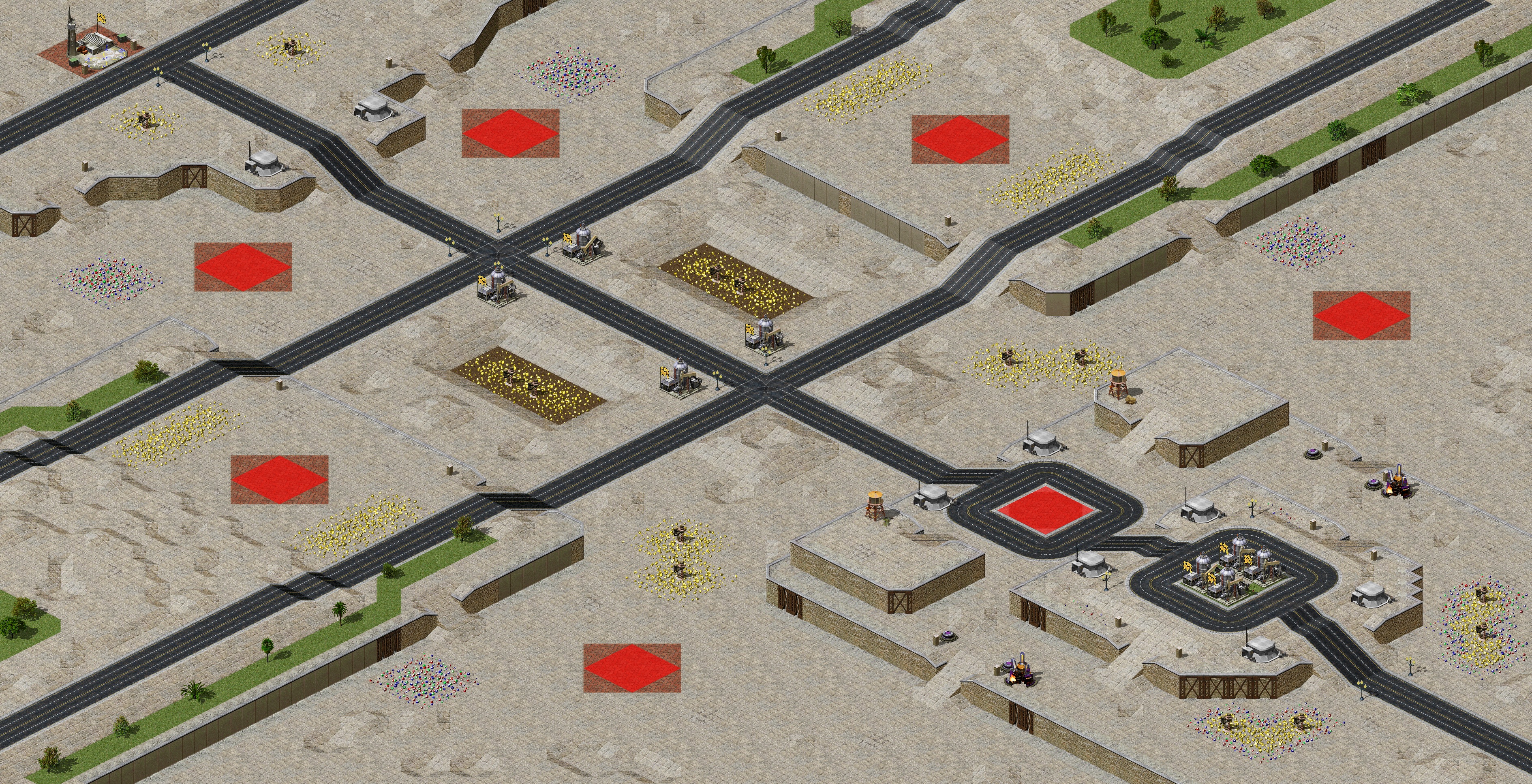 Rendered map: Highway Battle