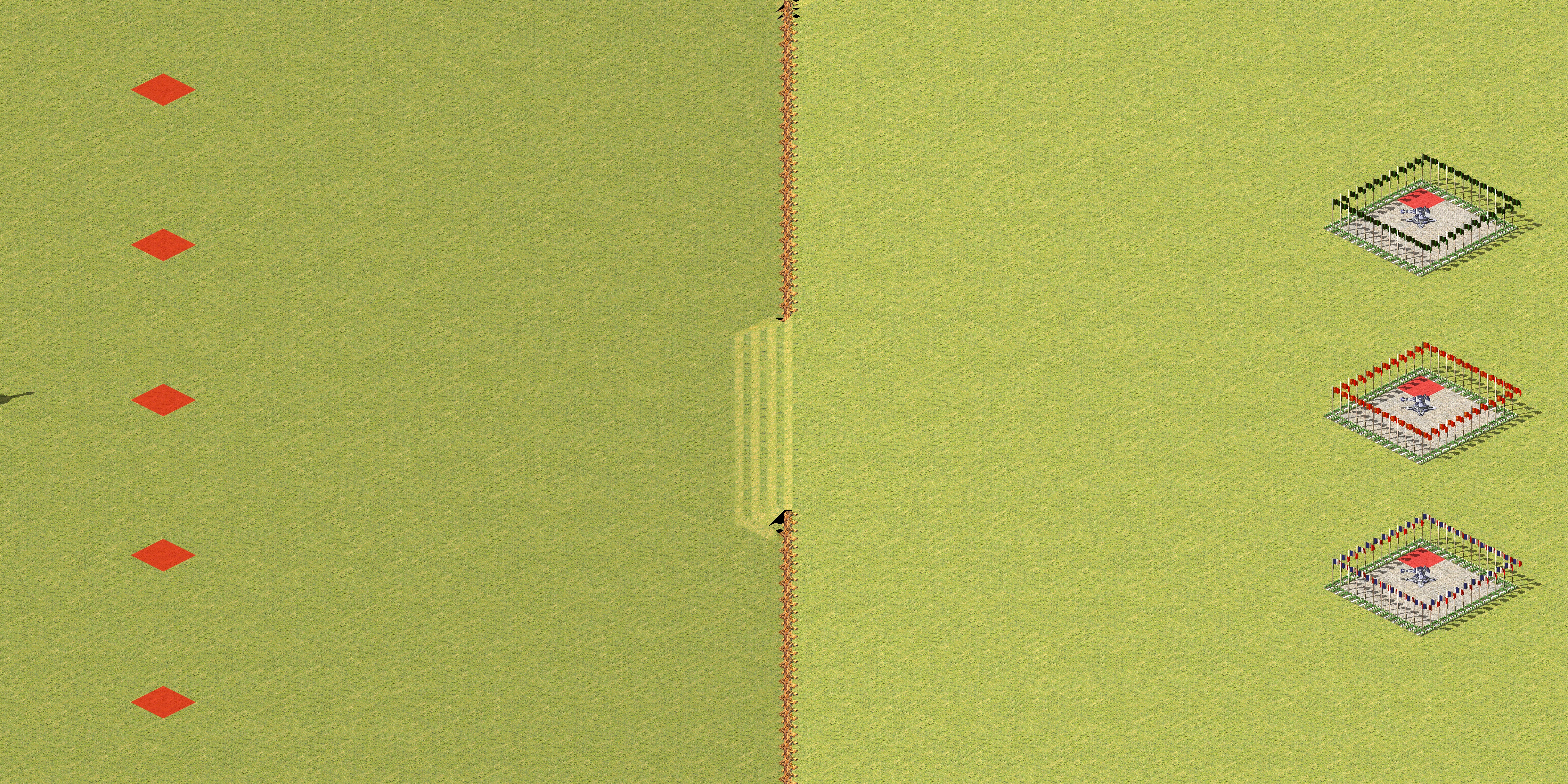 Rendered map: Tank vs Cannon 3.0