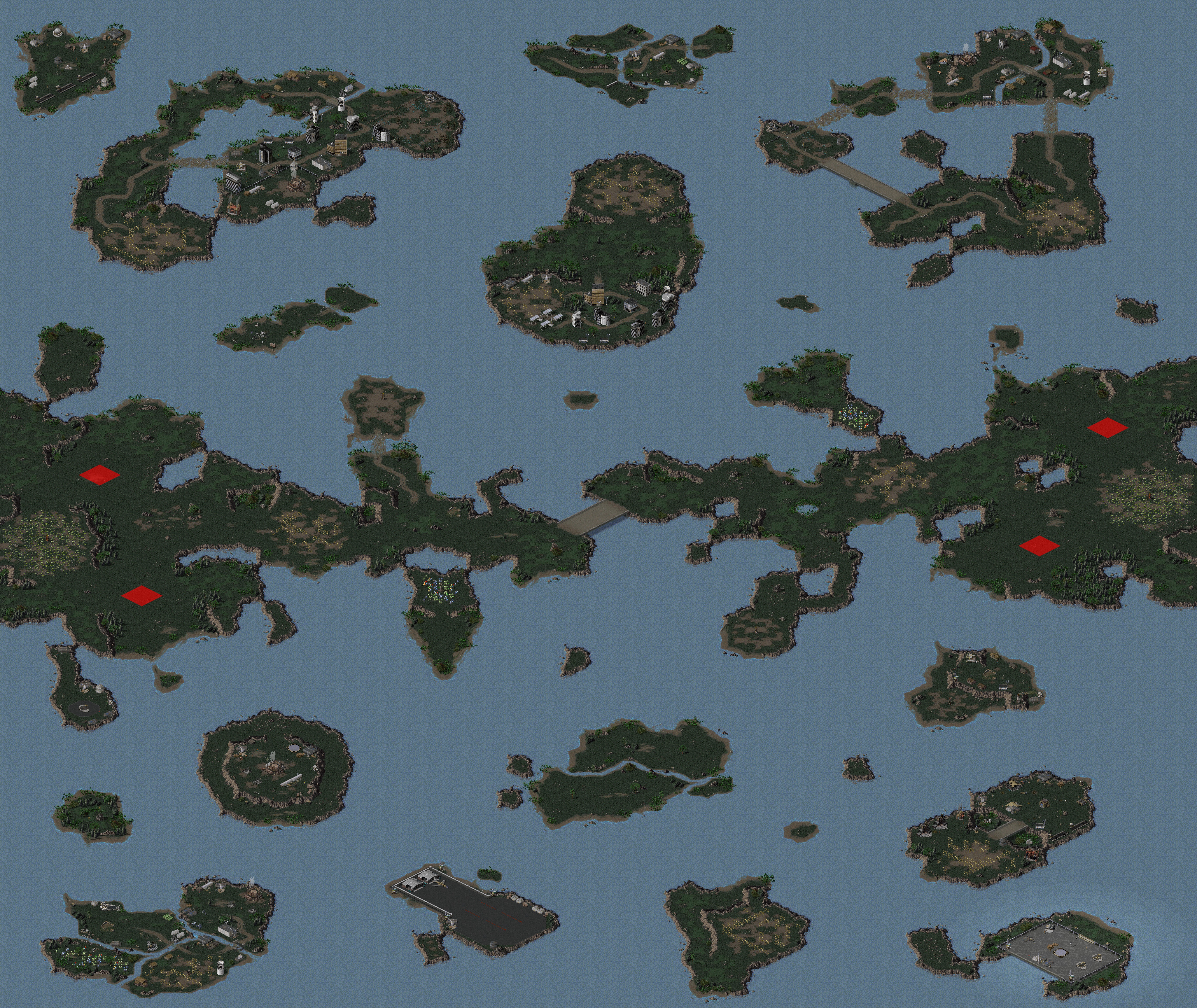 Rendered map: Island Conquest