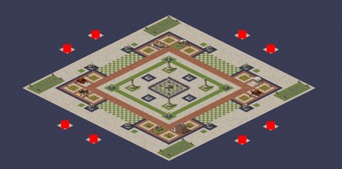 Rendered preview of Coastal Town Skirmish Patch