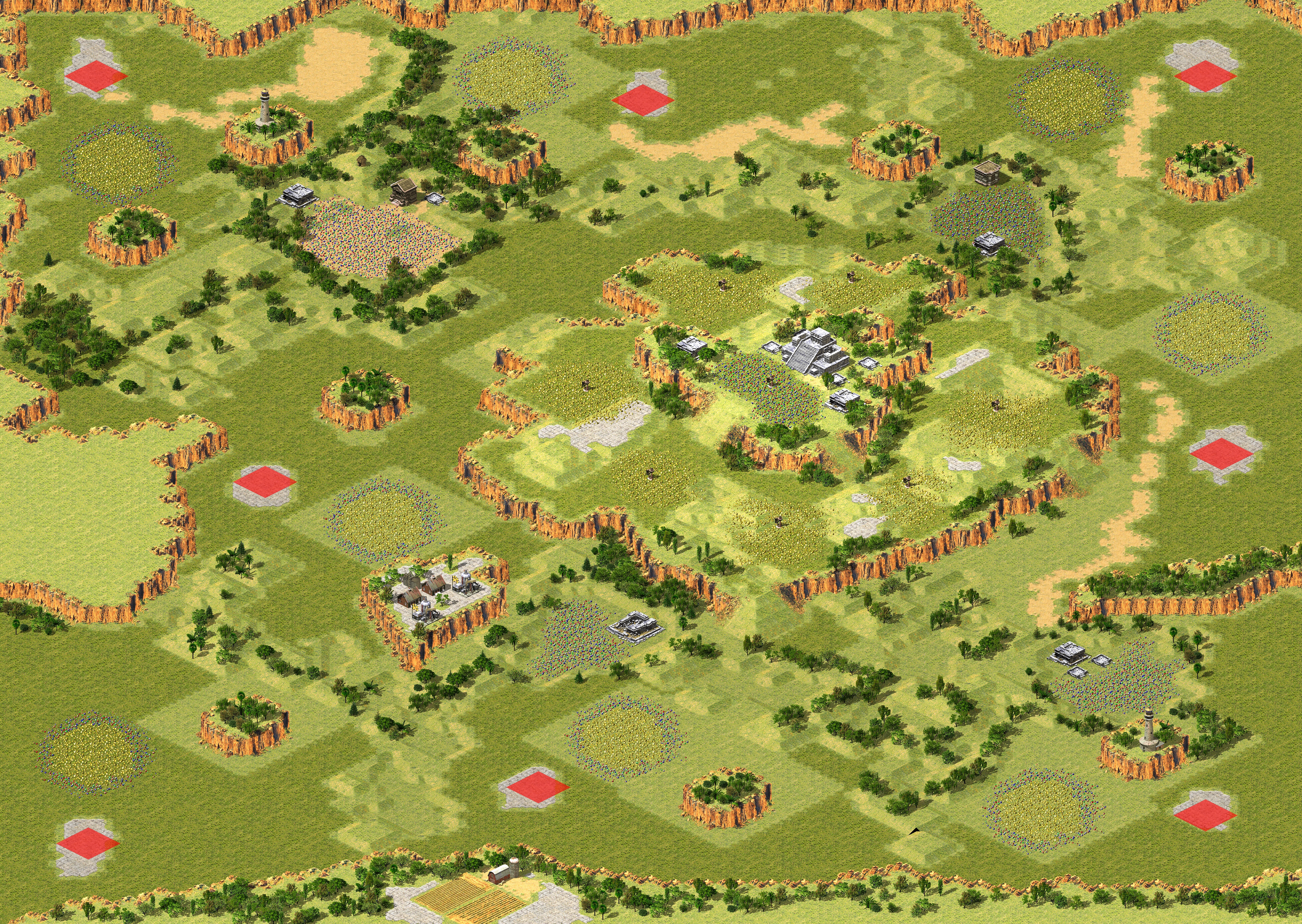 Rendered map: S-失落之地