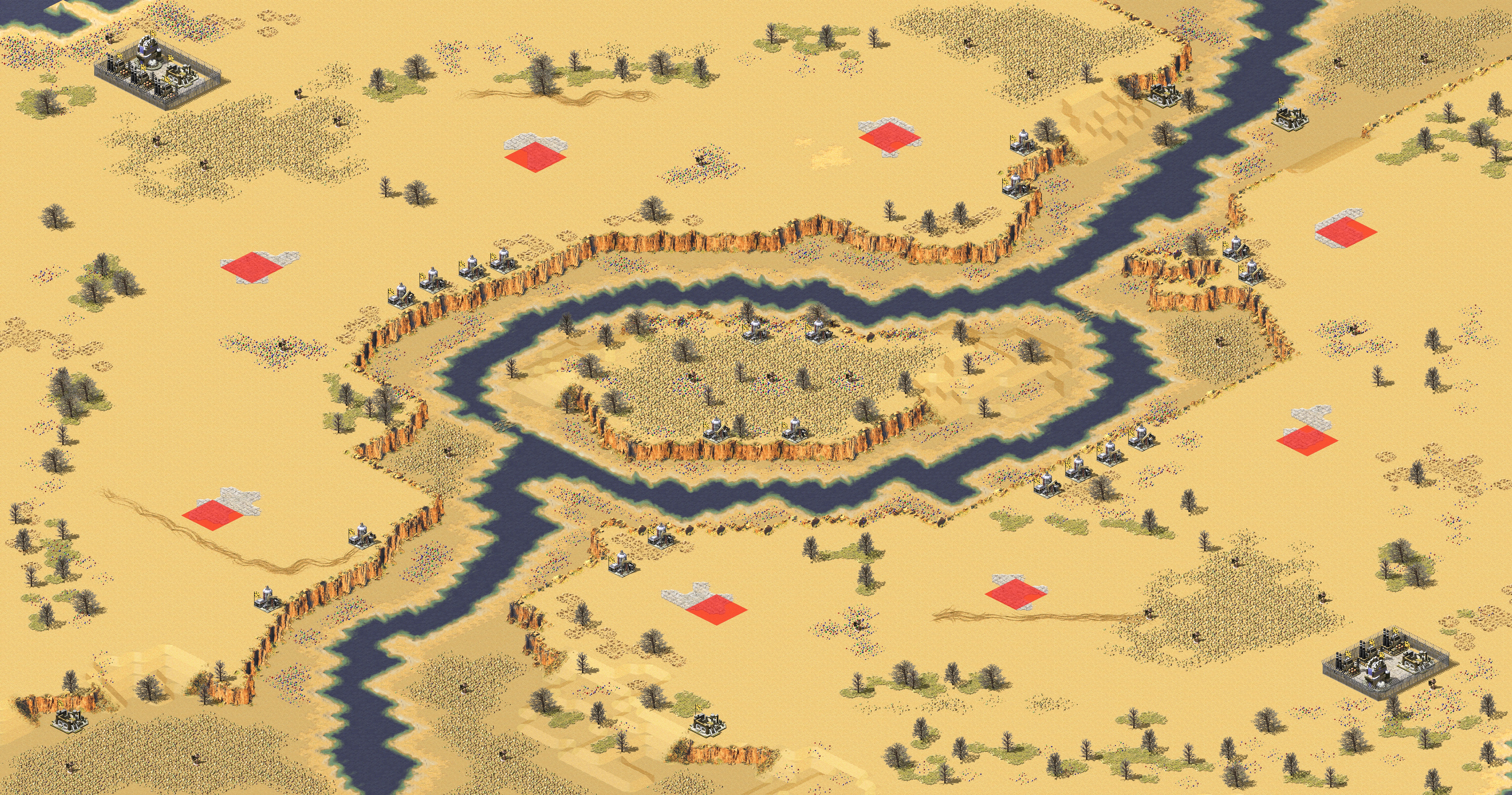 Rendered map: 远去的河