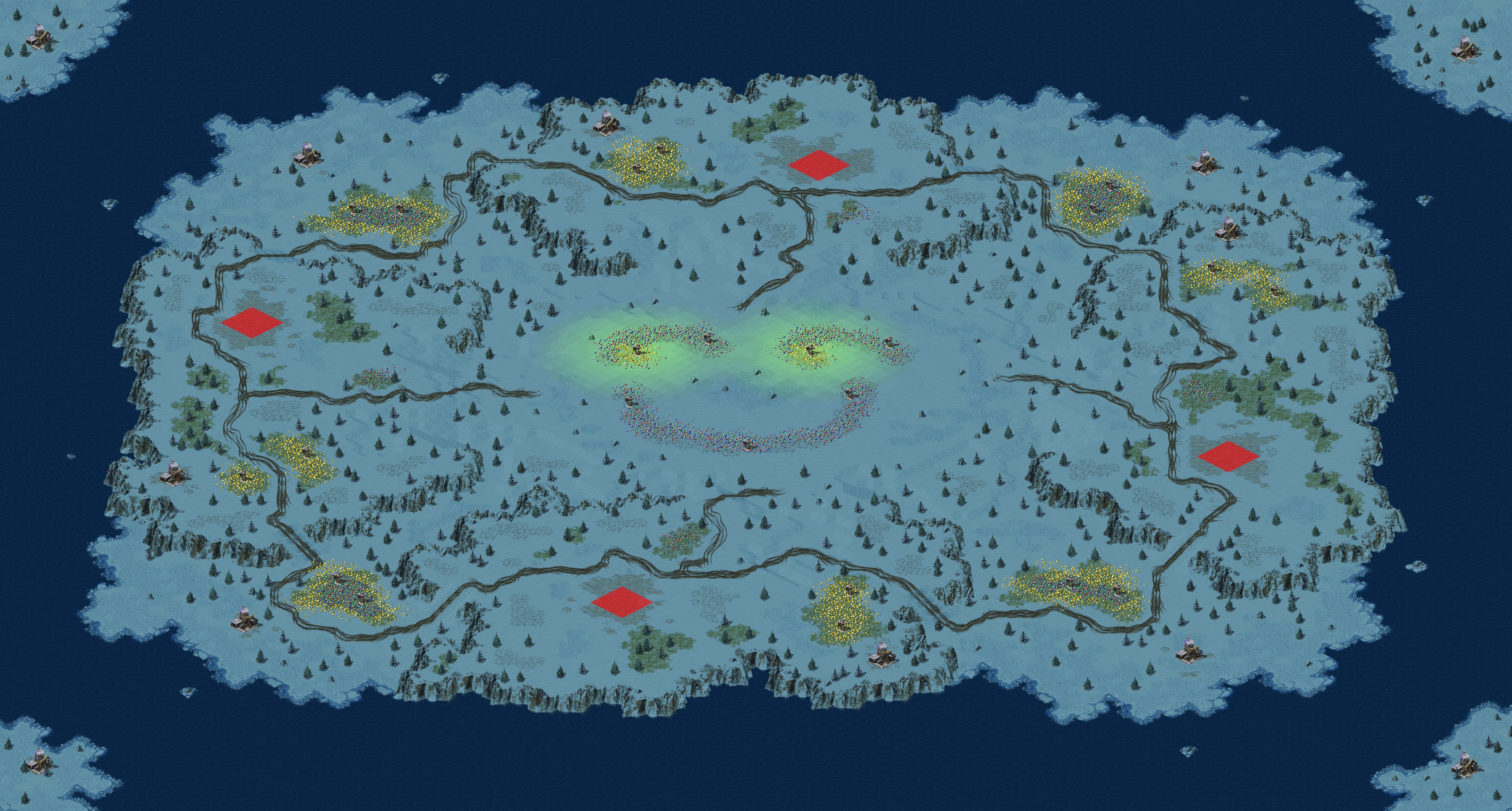 Rendered map: Timberland