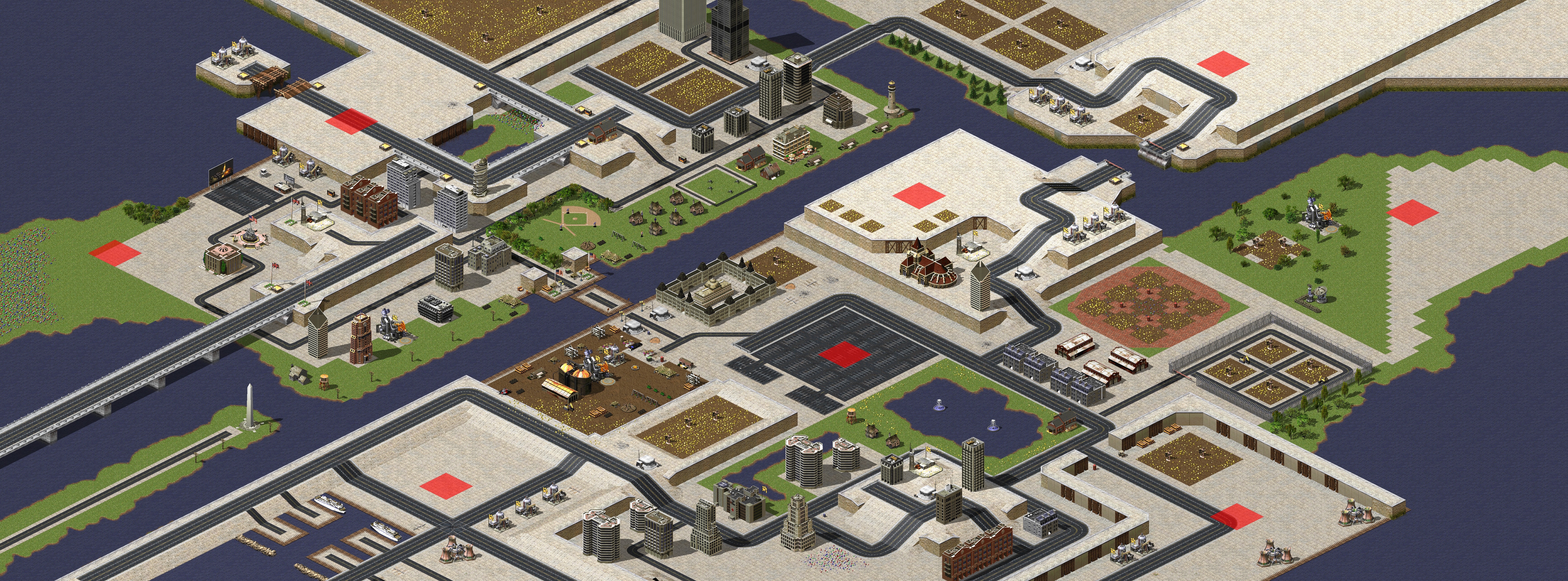 Rendered map: Encirclement Zone