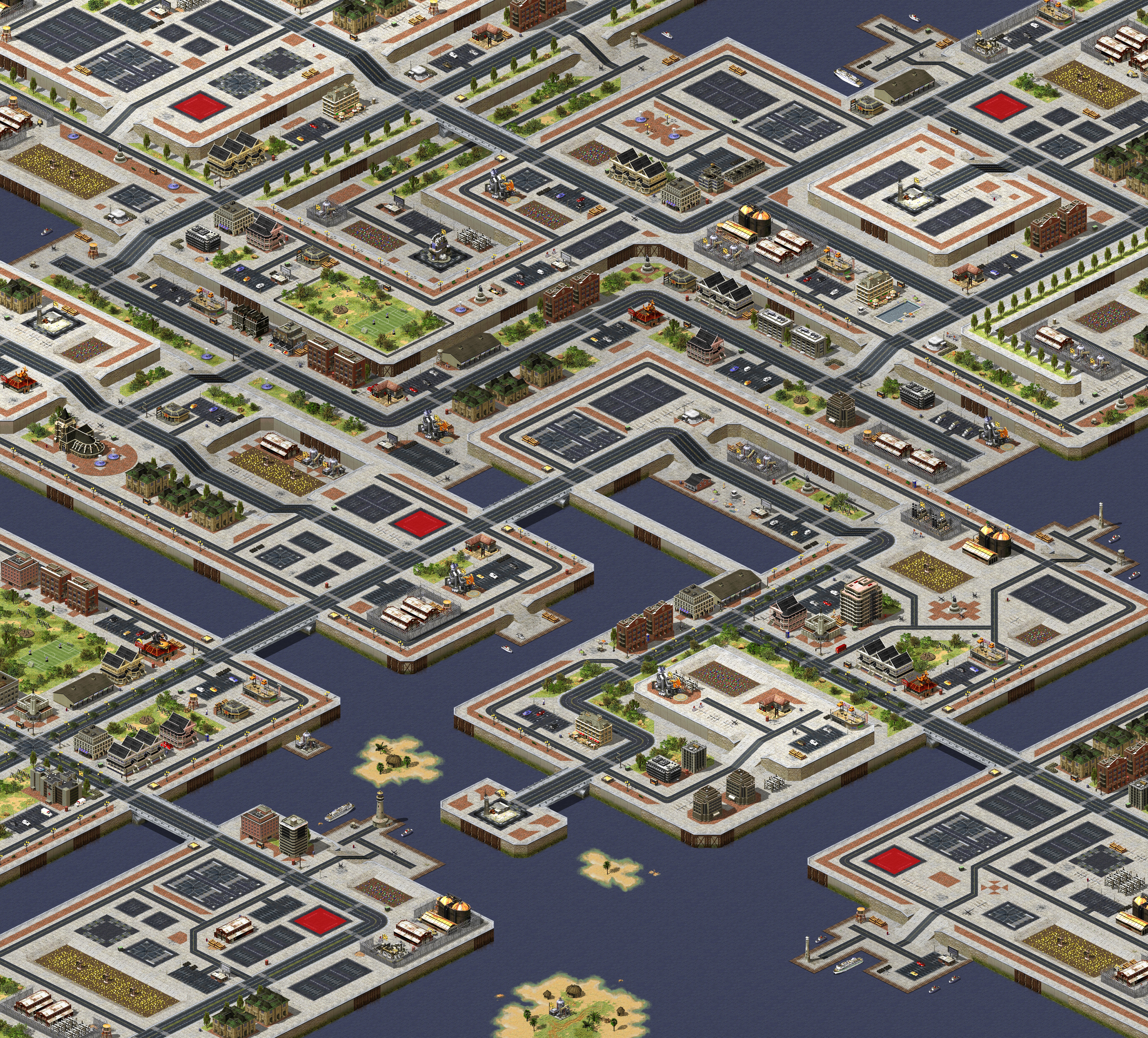 Rendered map: Crisis Harbor