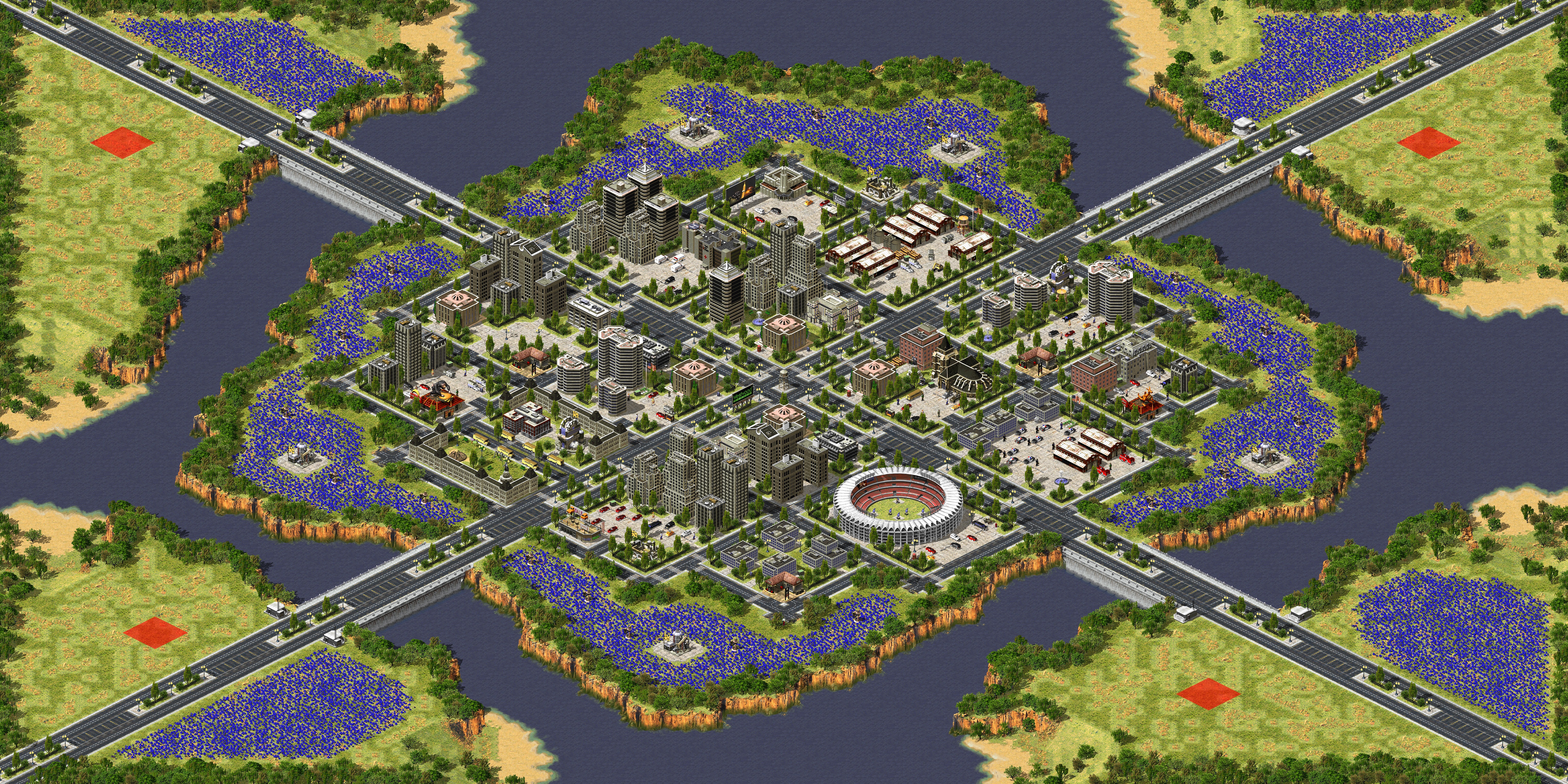Rendered map: Metropolis