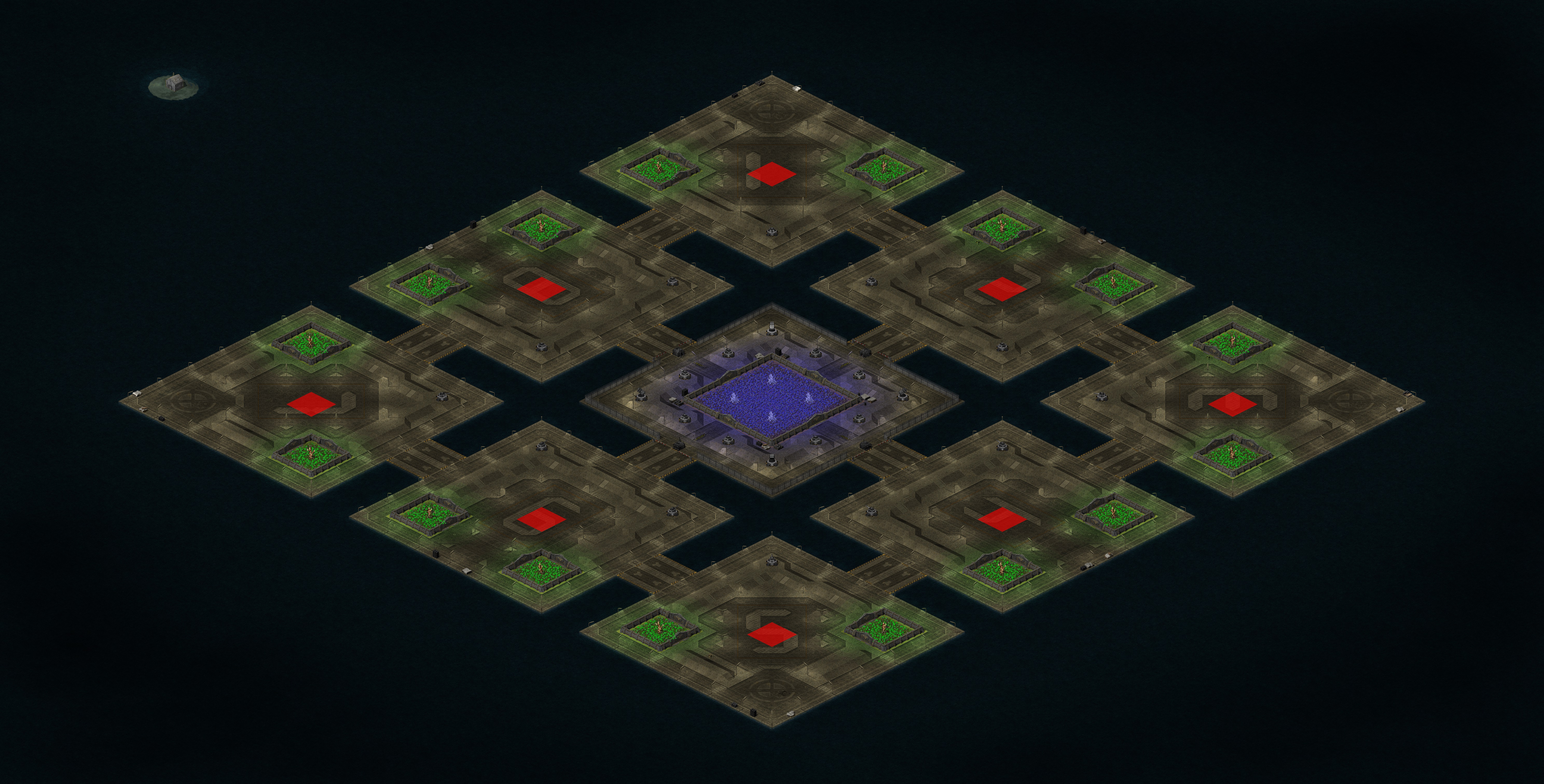 Rendered map: [8] Tournament Mega Platform