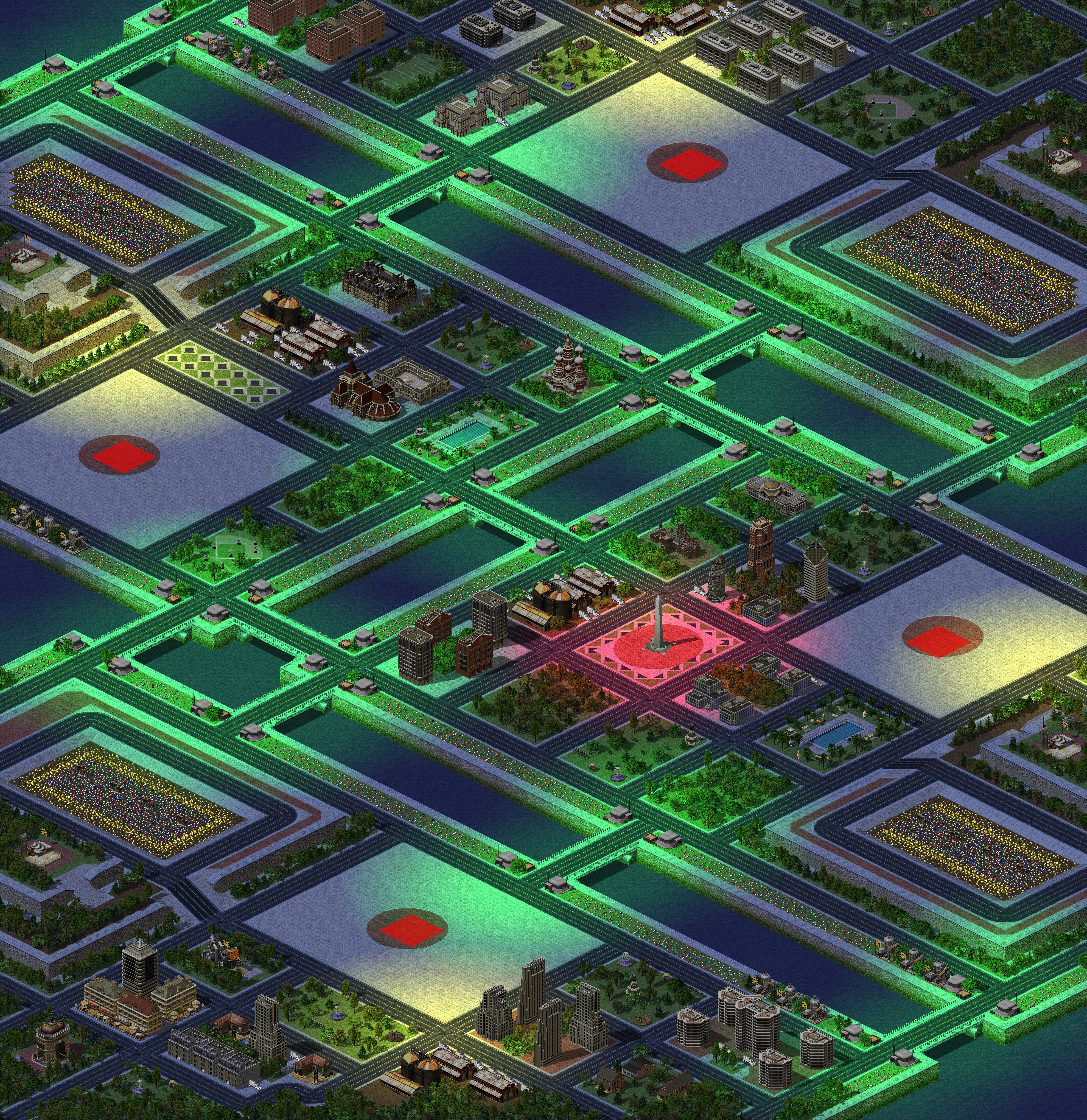 Rendered map: Parkland