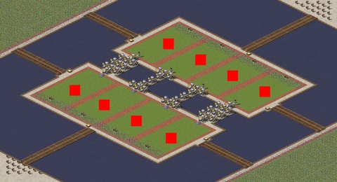 Rendered preview of Bridge Oil Blockade (4v4)
