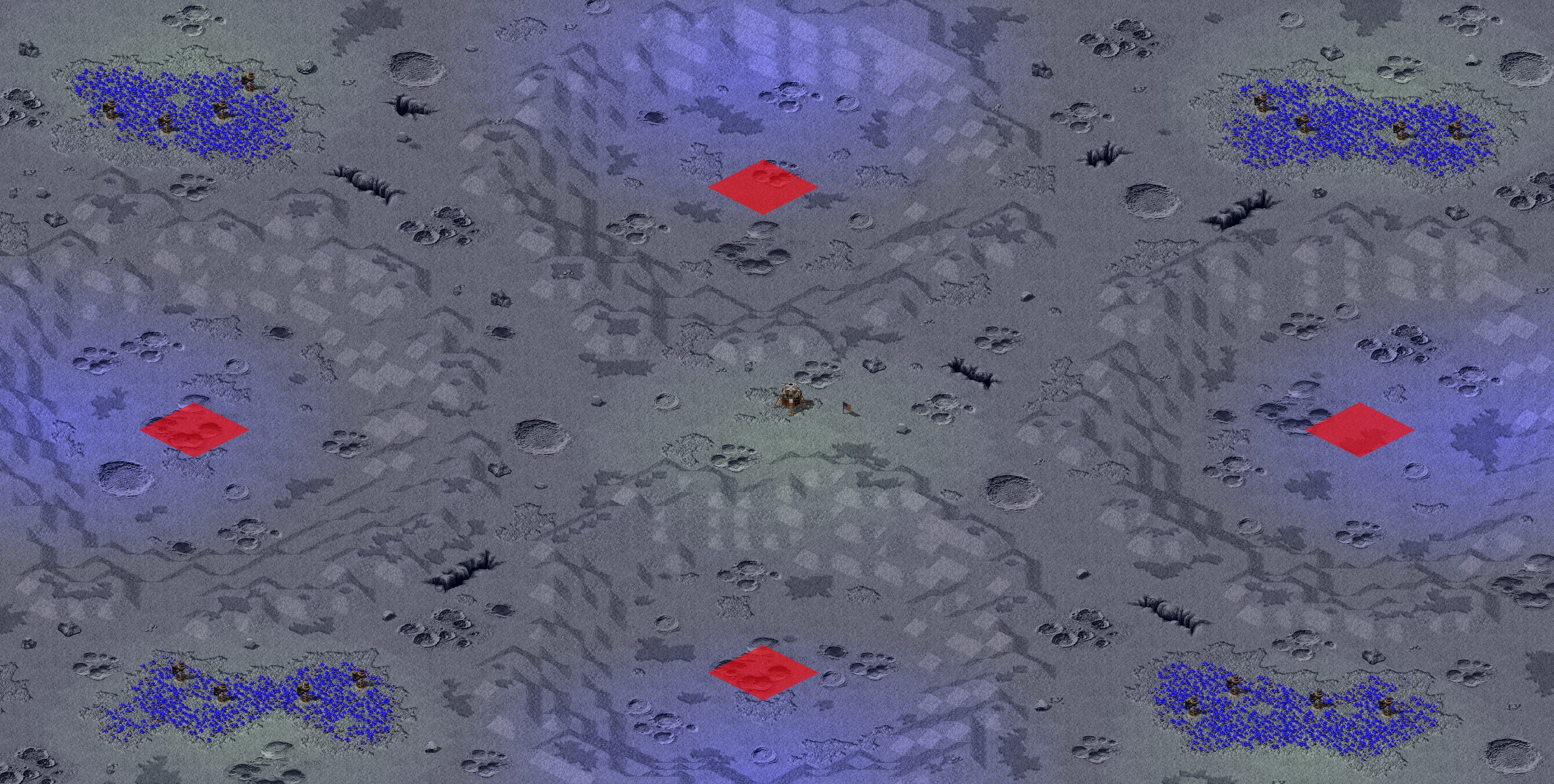 Rendered map: Moon Patrol