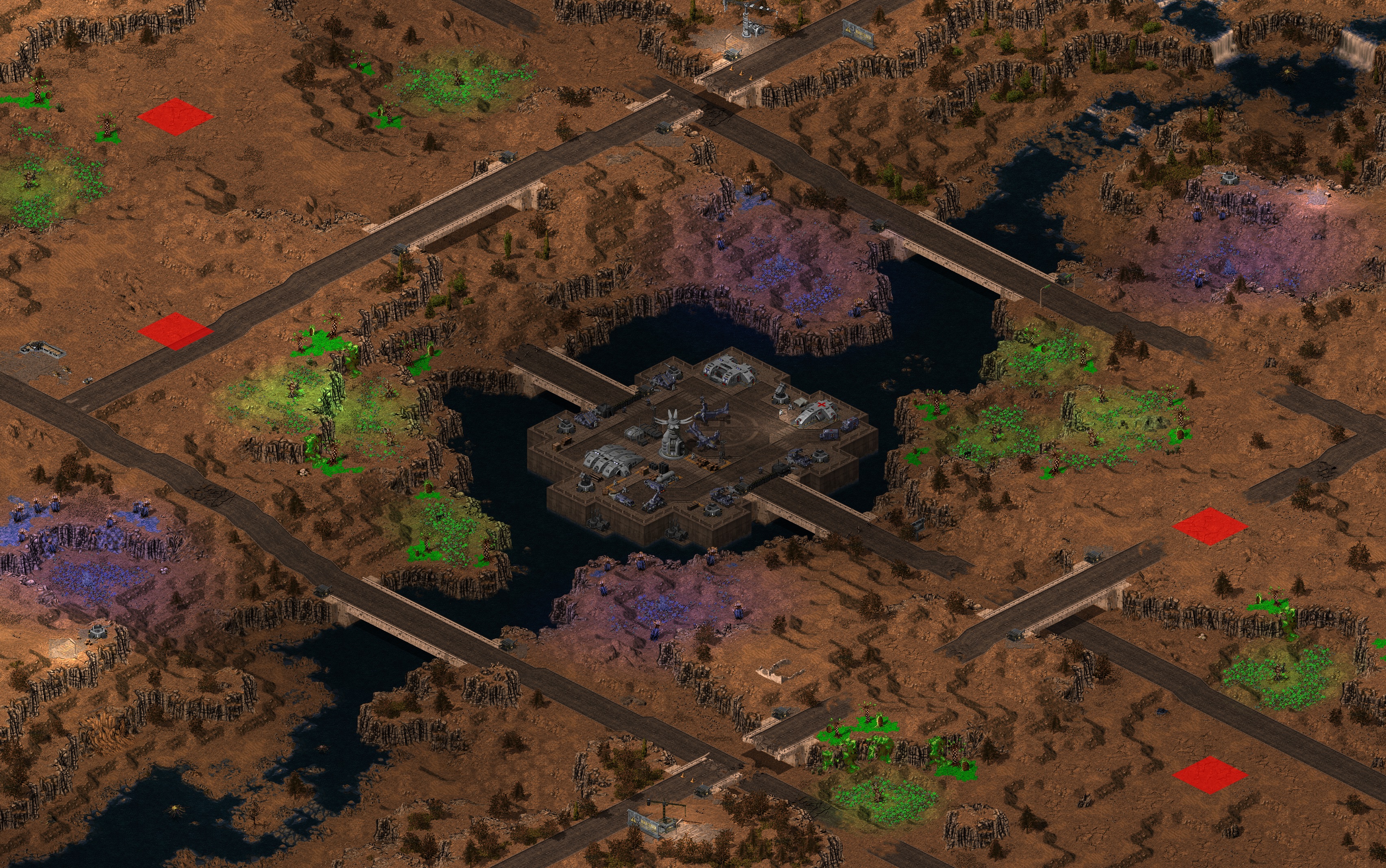 Rendered map: Sunset Vista