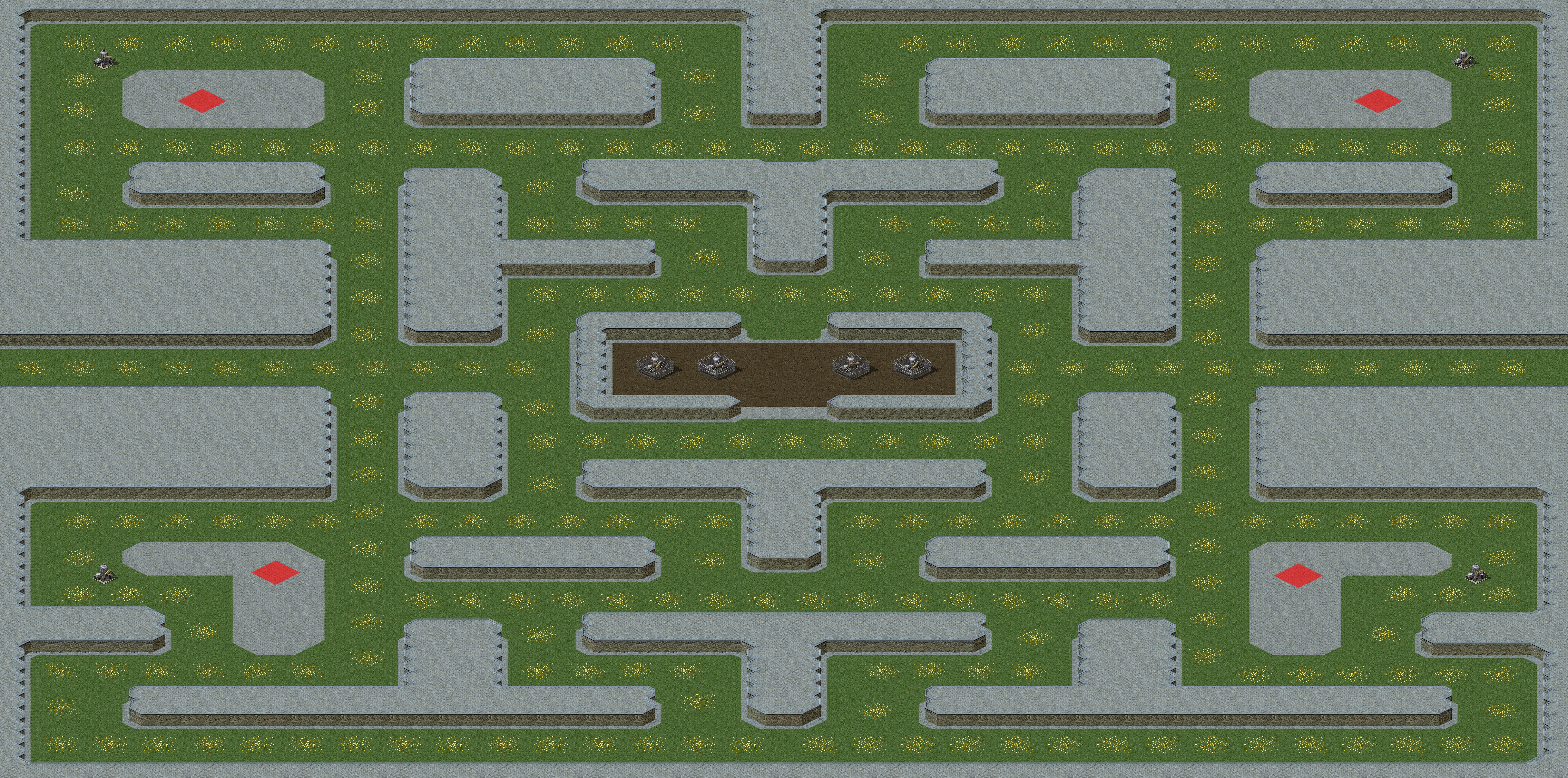 Rendered map: Pac-Man Maze