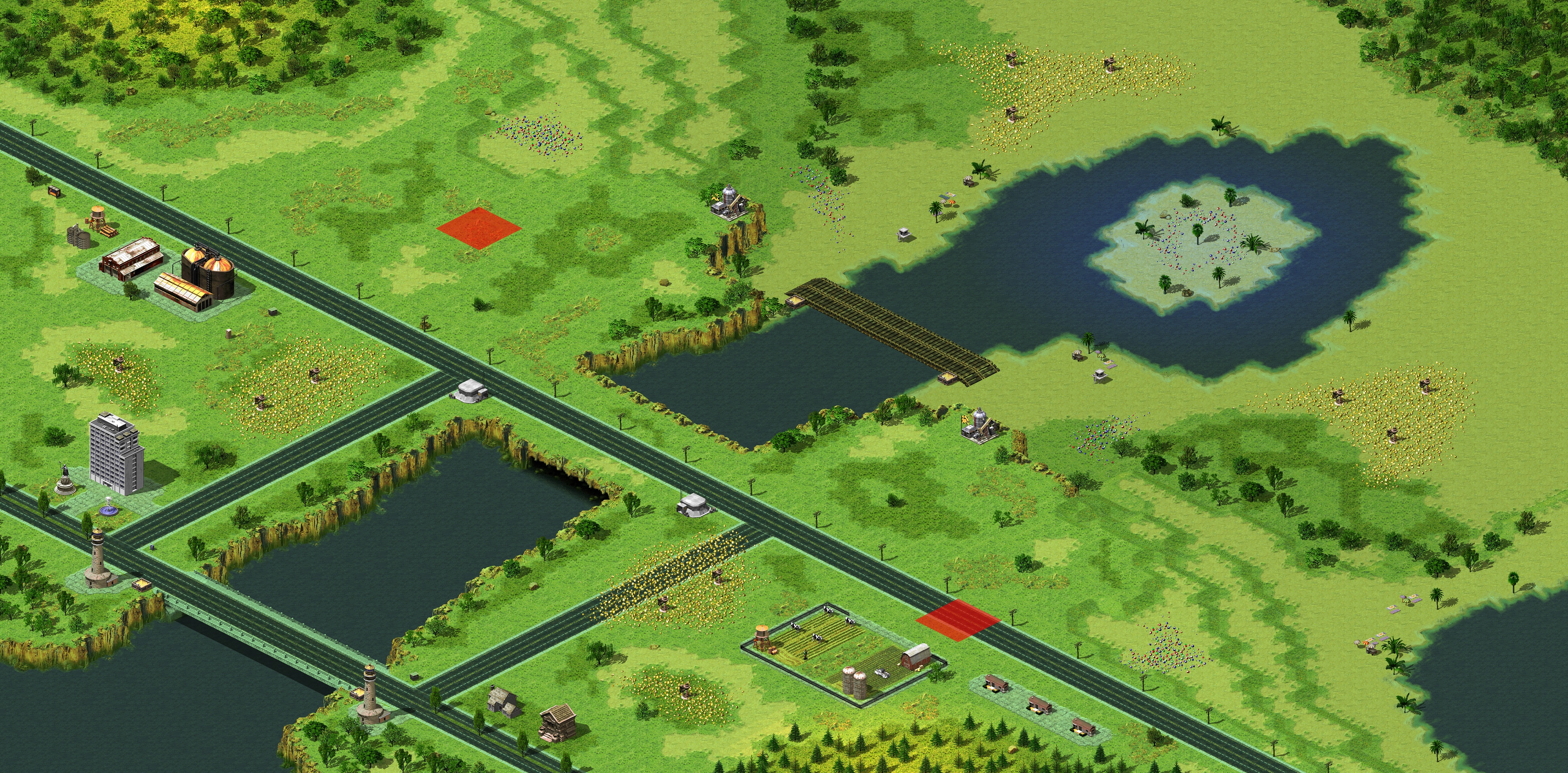 Rendered map: 僵局