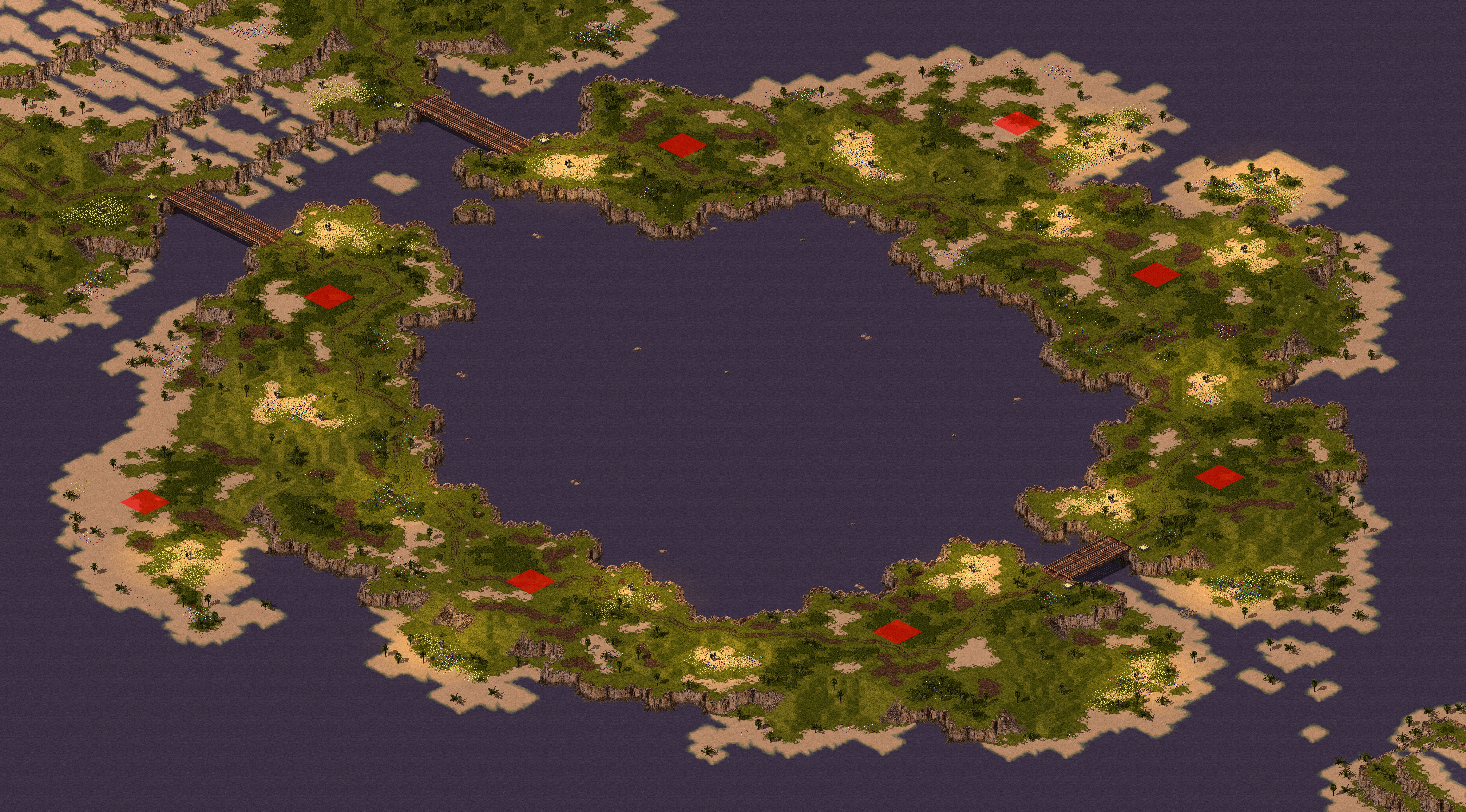 Rendered map: Pacific Rim