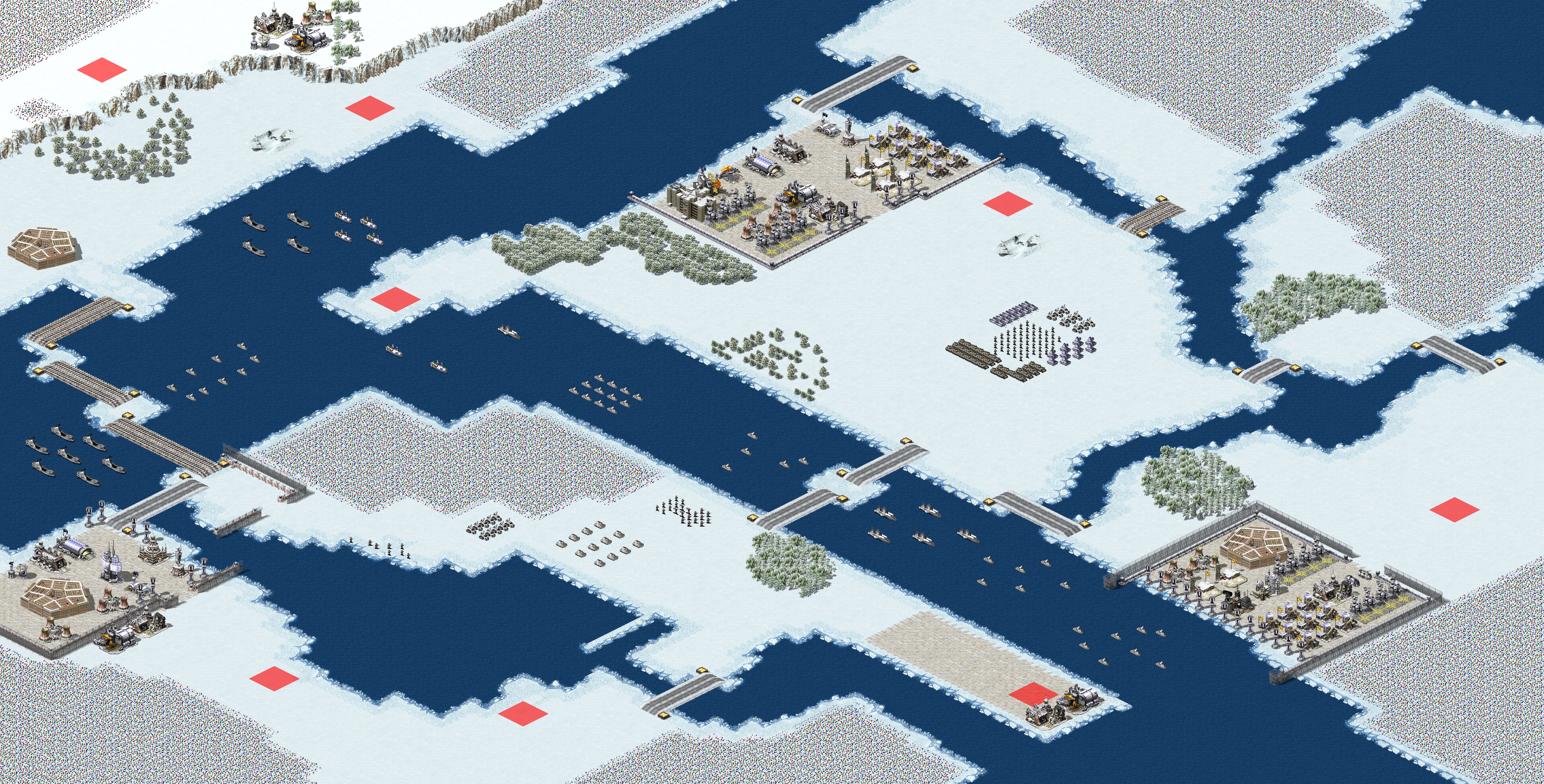 Rendered map: Icy struggle.(PHB)