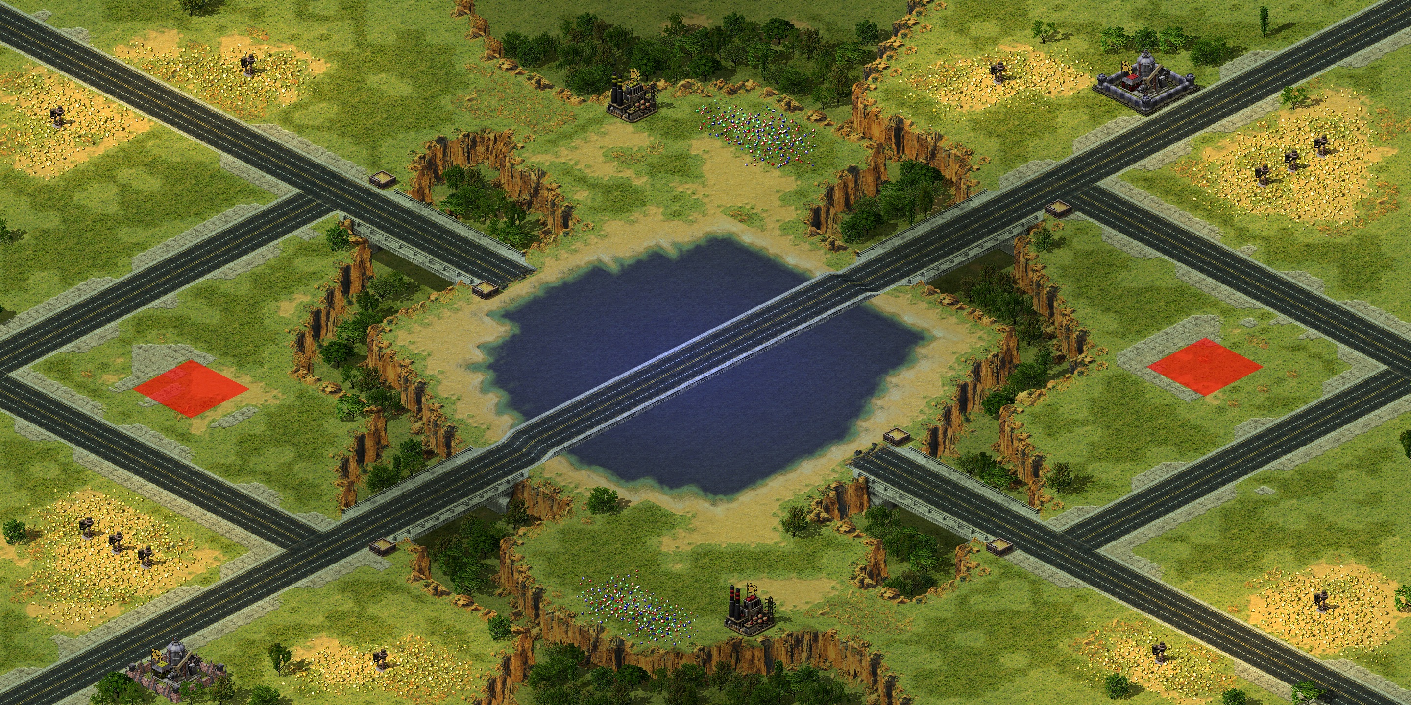 Rendered map: Mountain Assault