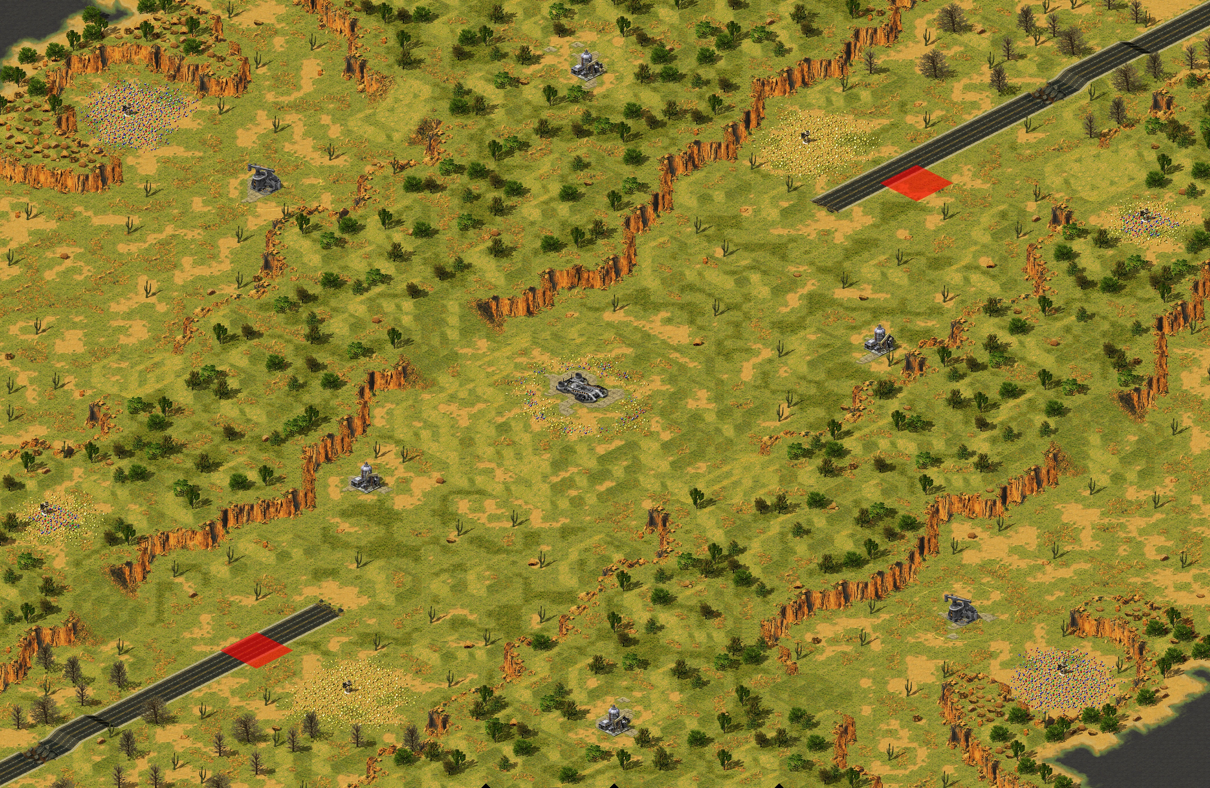 Rendered map: Nevada Valley