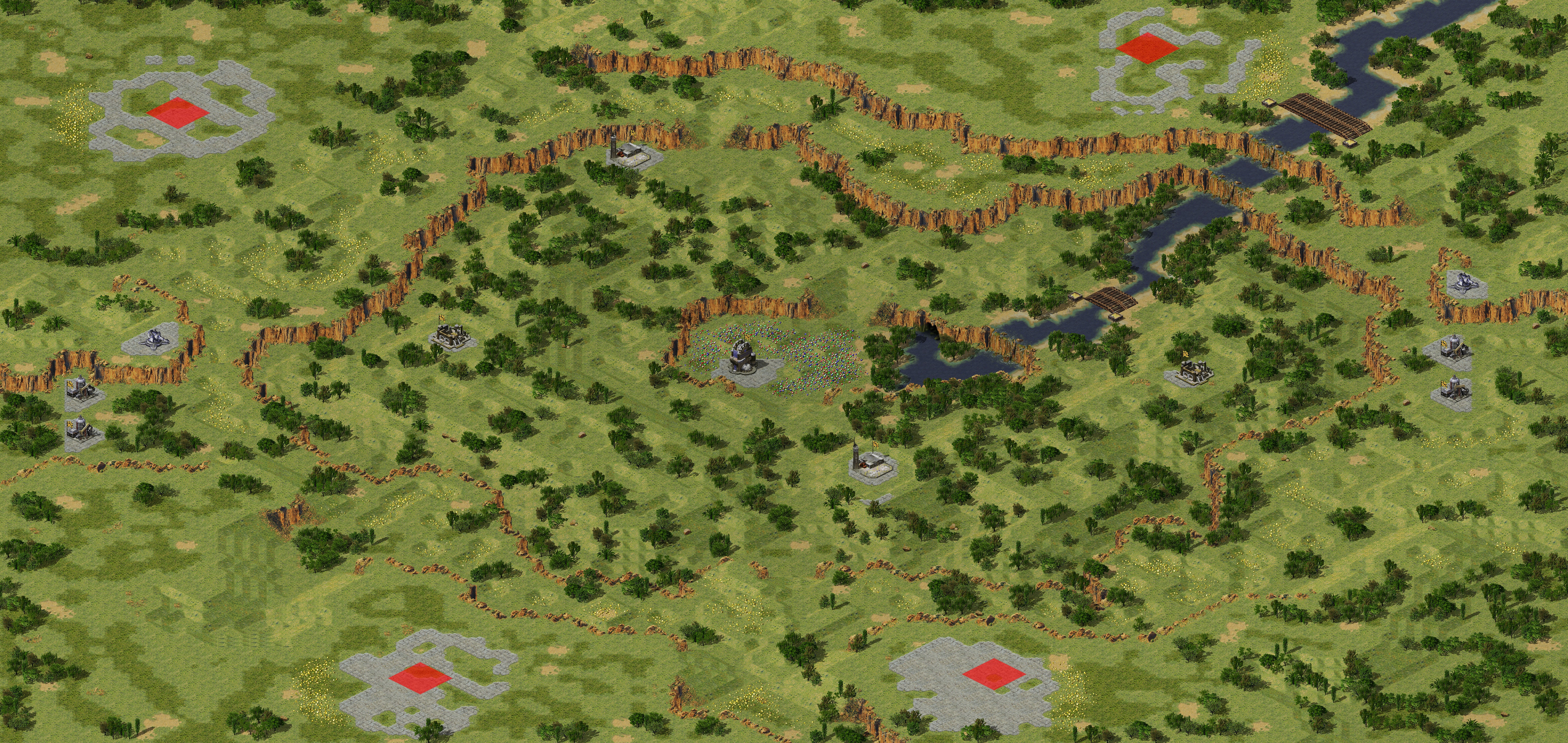 Rendered map: Hole Commando's