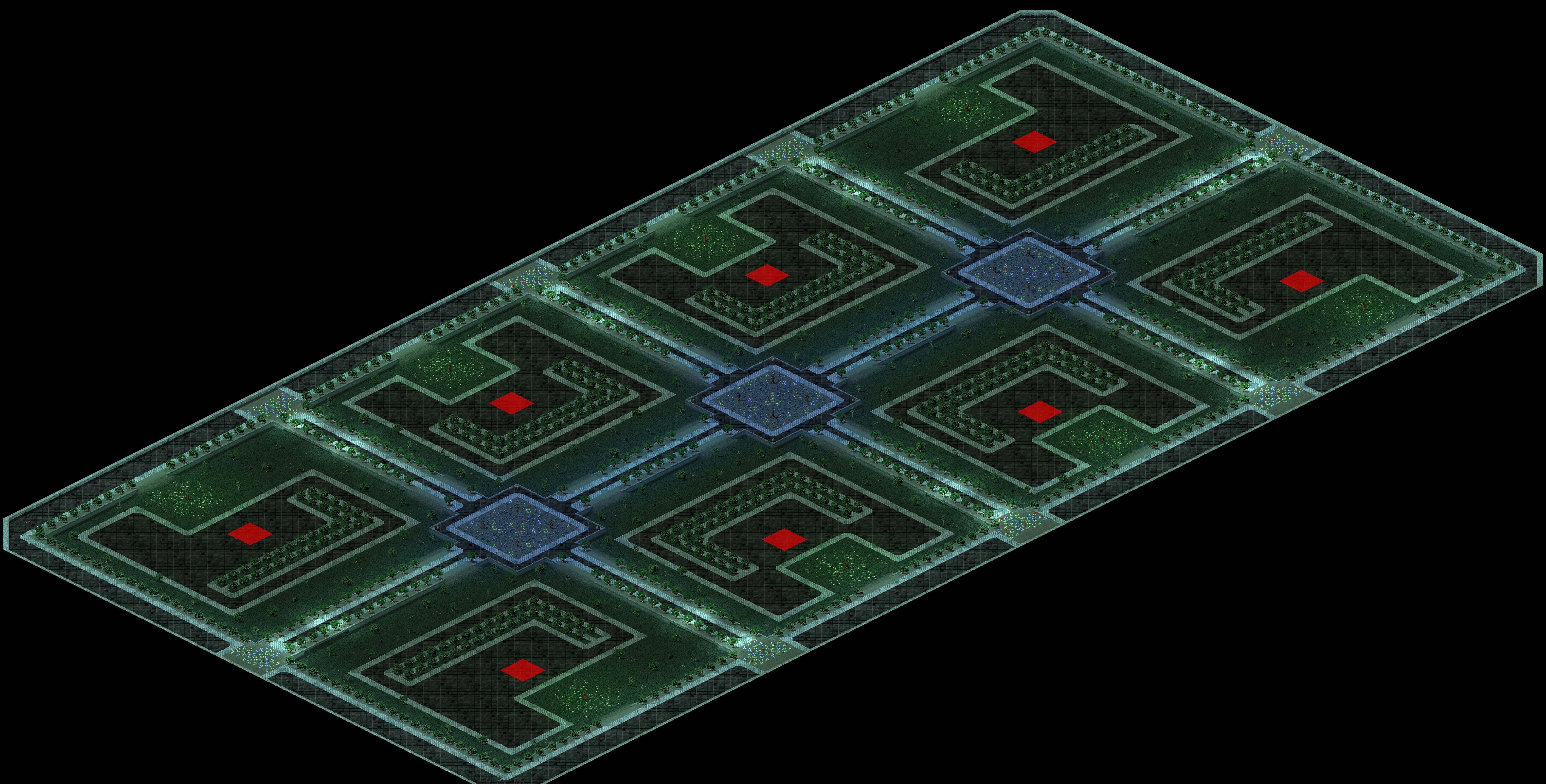 Rendered map: Subterranean Greenery Extended