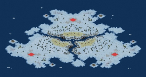 Rendered preview of Frigid Triangle