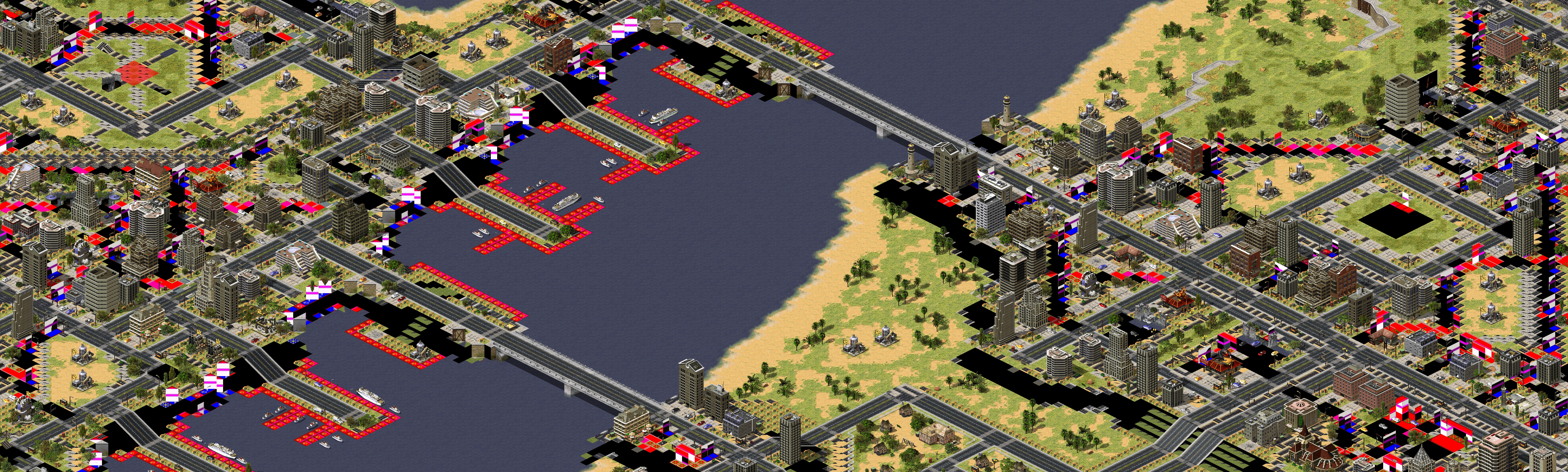 Rendered map: Branched Boondocks